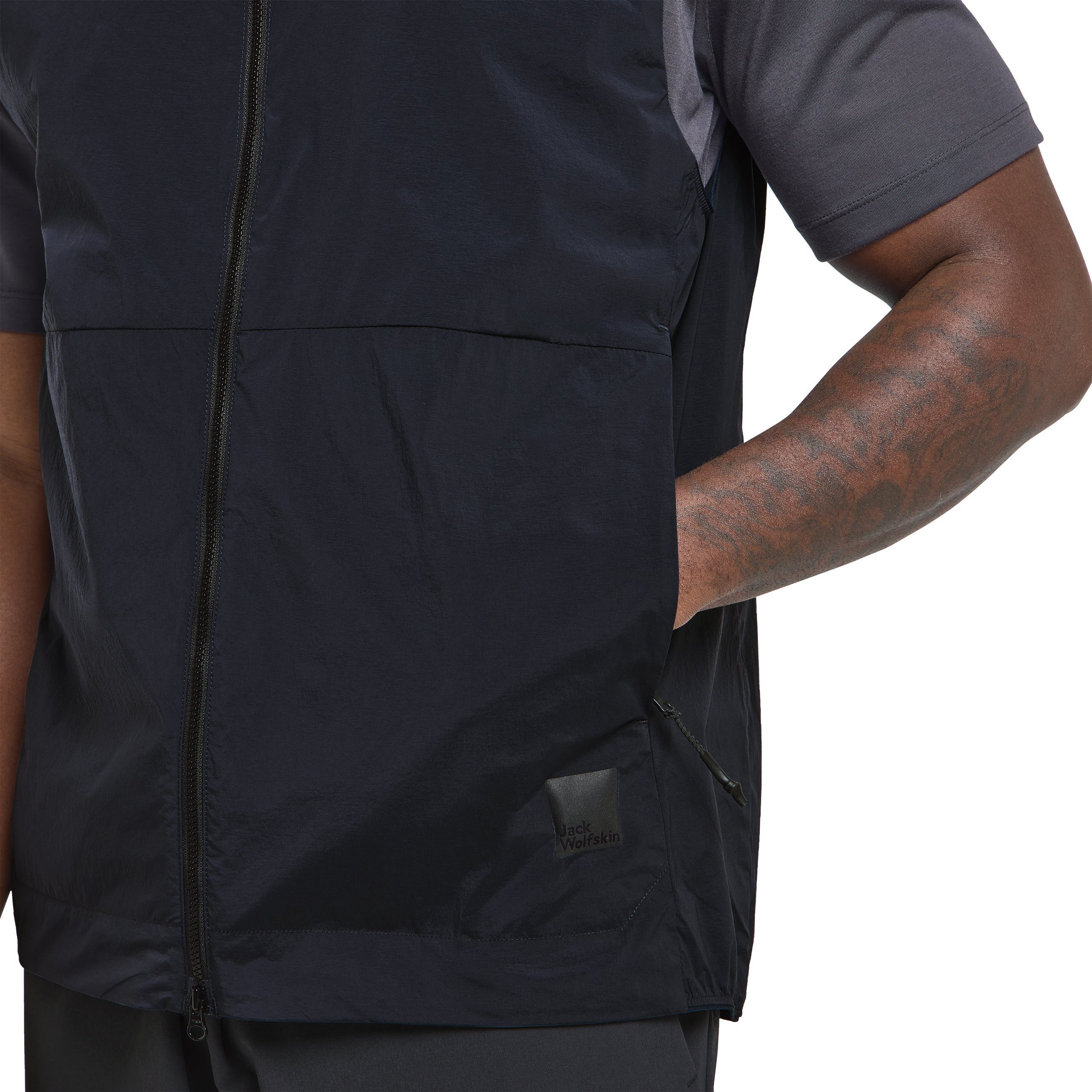 Jack Wolfskin Functionele bodywarmer BIKE COMMUTE WIND VEST M
