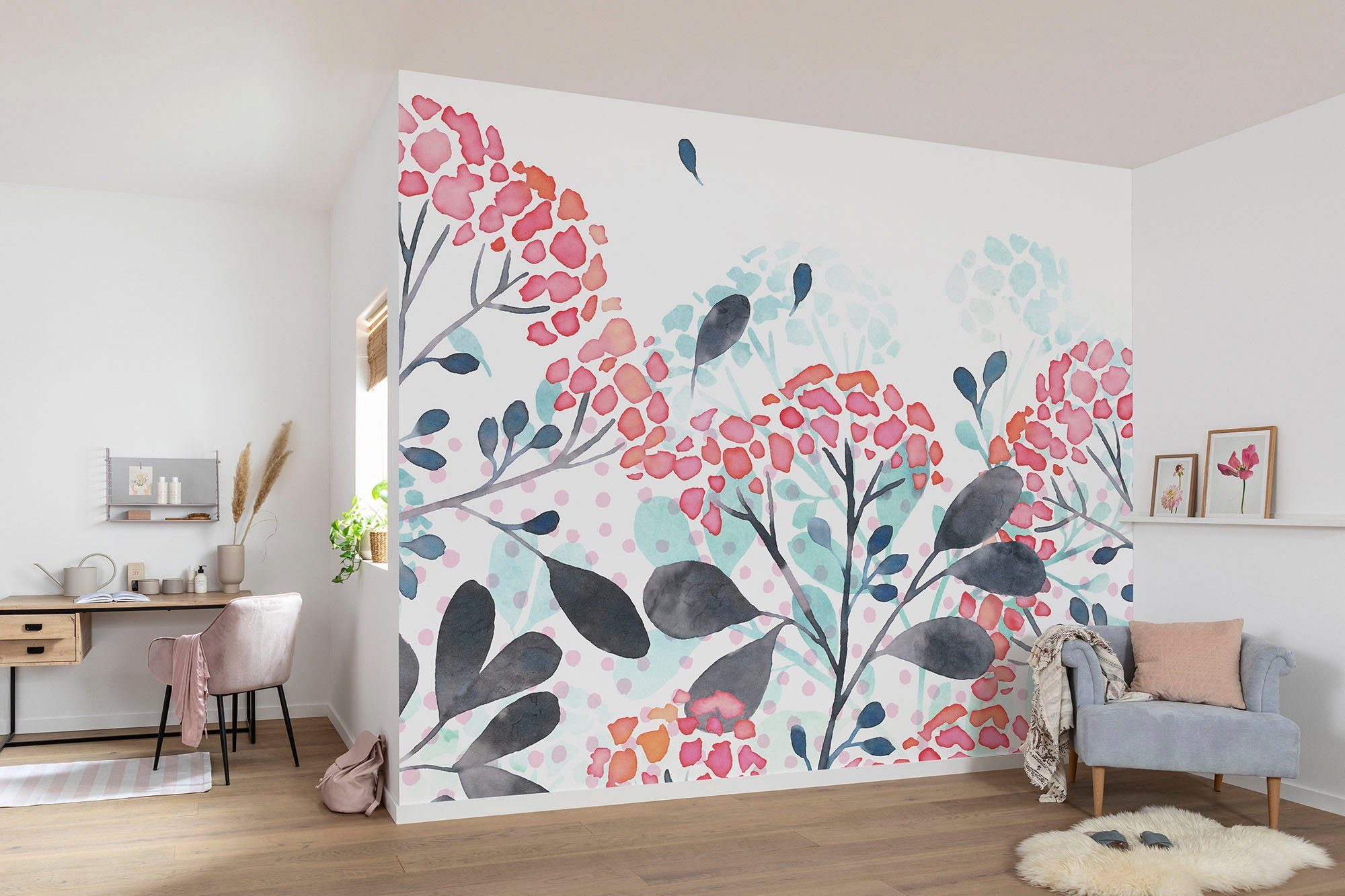 Komar Vliesbehang Digitale print vlies - Summer Breath - Afmeting 400 x 250 cm (1 stuk)