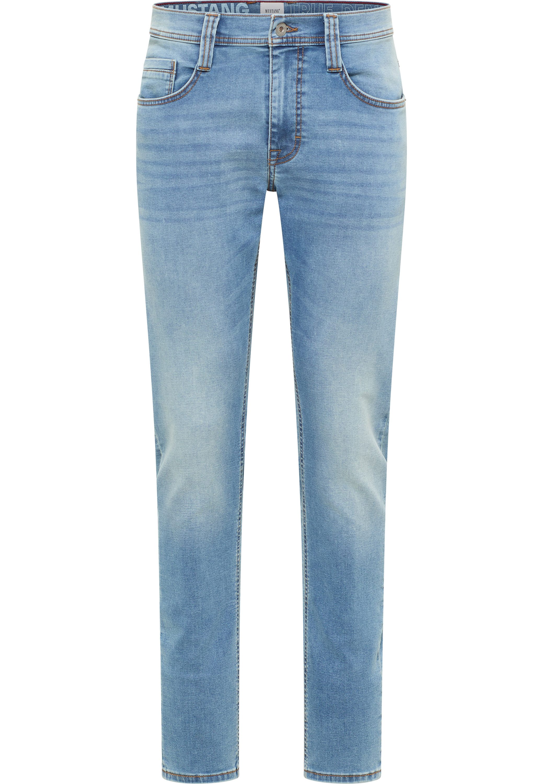 MUSTANG Slim fit jeans Heren stijl Oregon slim K heren jeans maat 31 blauw