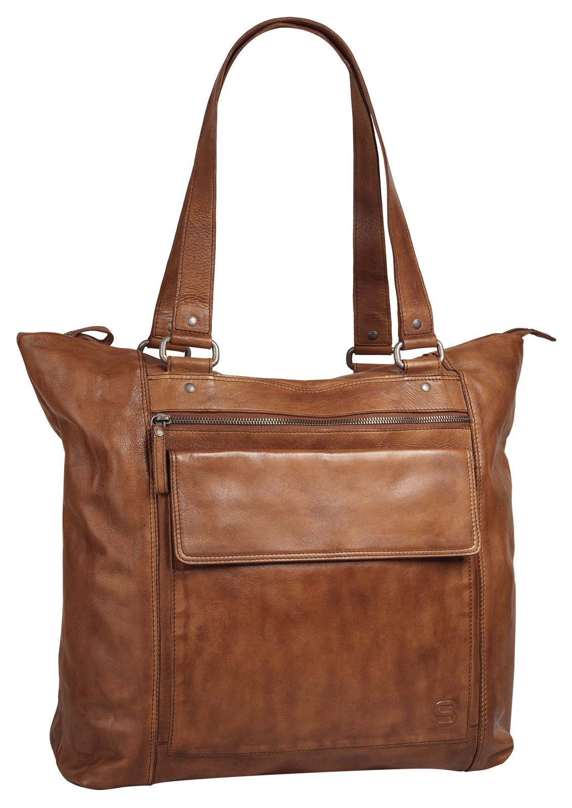 Spikes & Sparrow Shopper echt leder