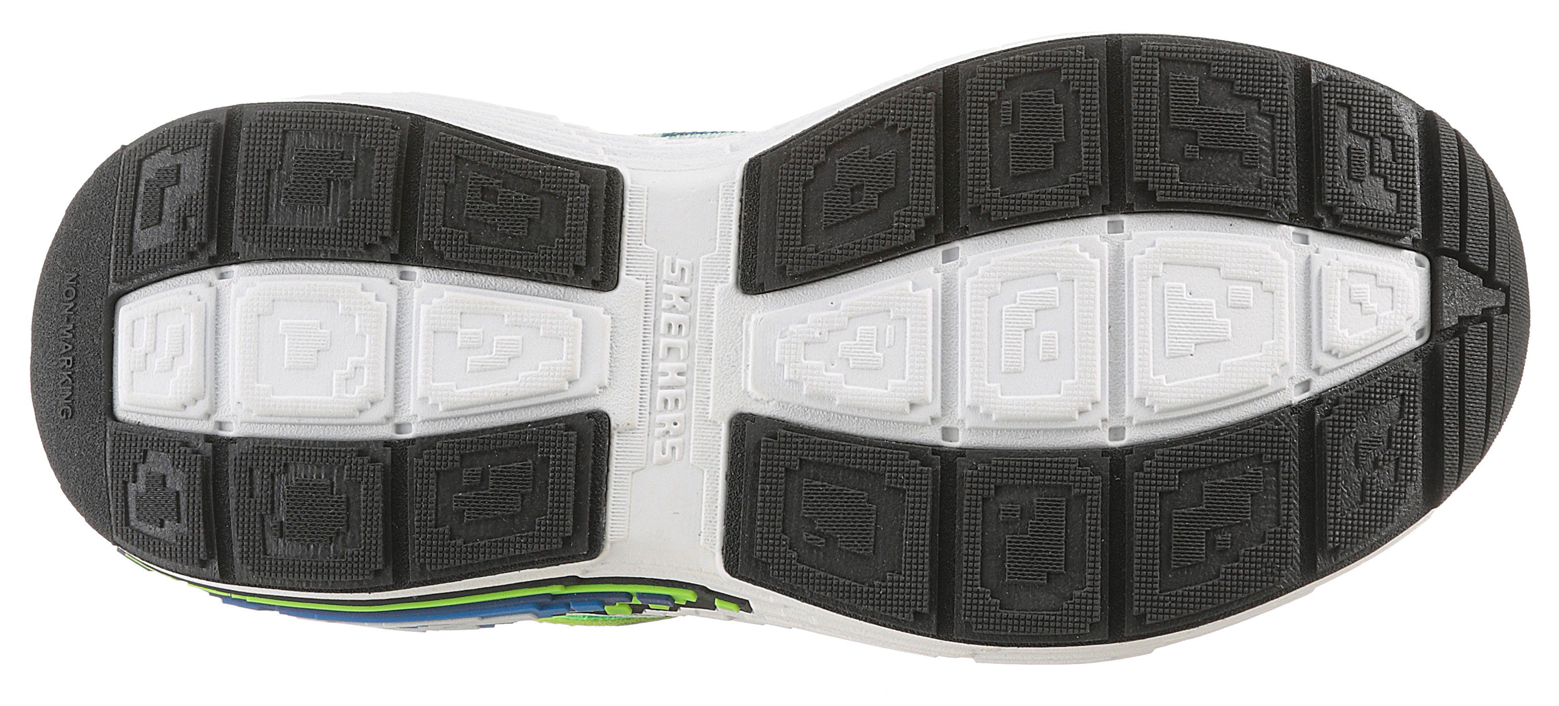 Skechers Sneakers MEGA-CRAFT 4K , klittenbandschoen in coole pixel-look, maat sjabloon te downloaden