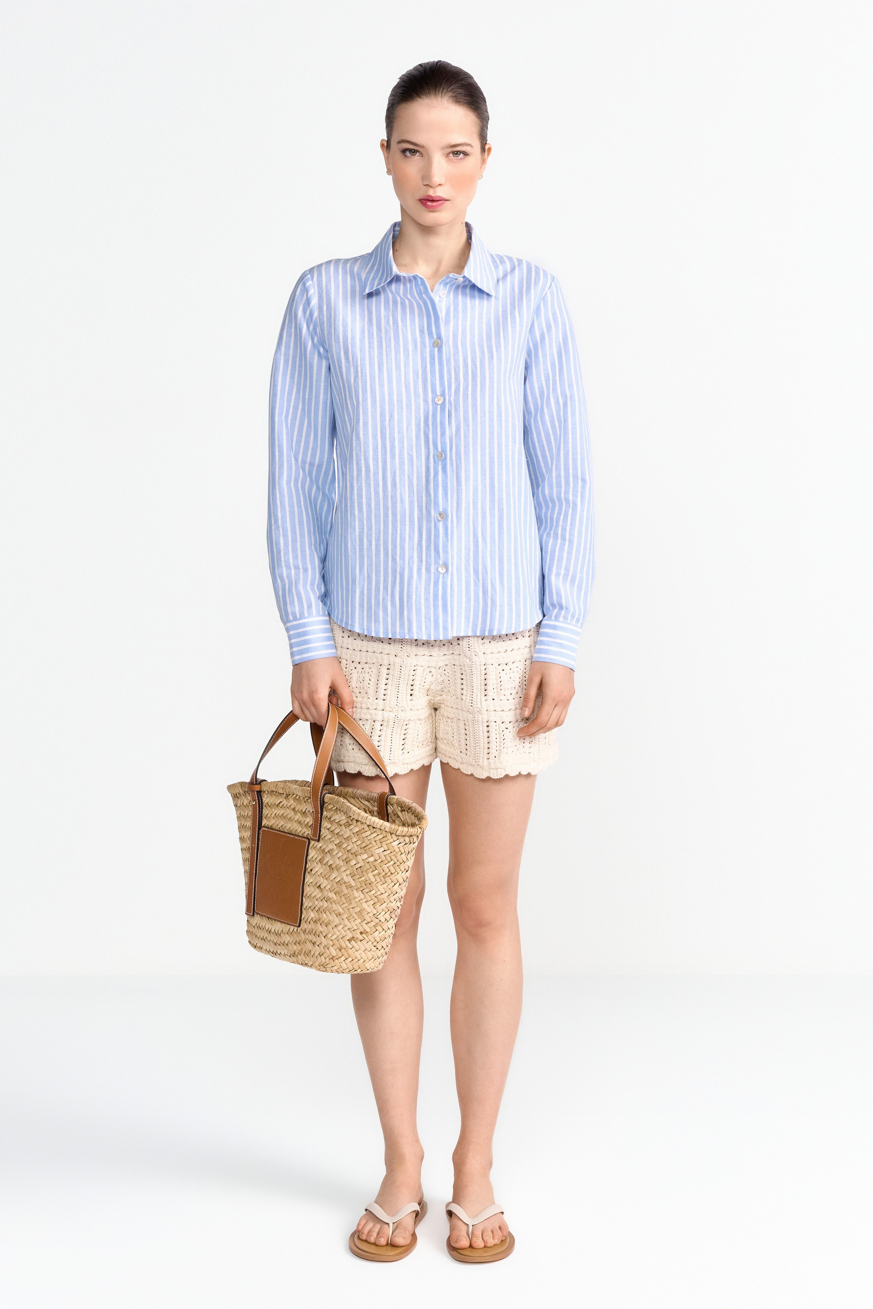 Rich & Royal Overhemdblouse Met ronde halsopening en knoopsluiting