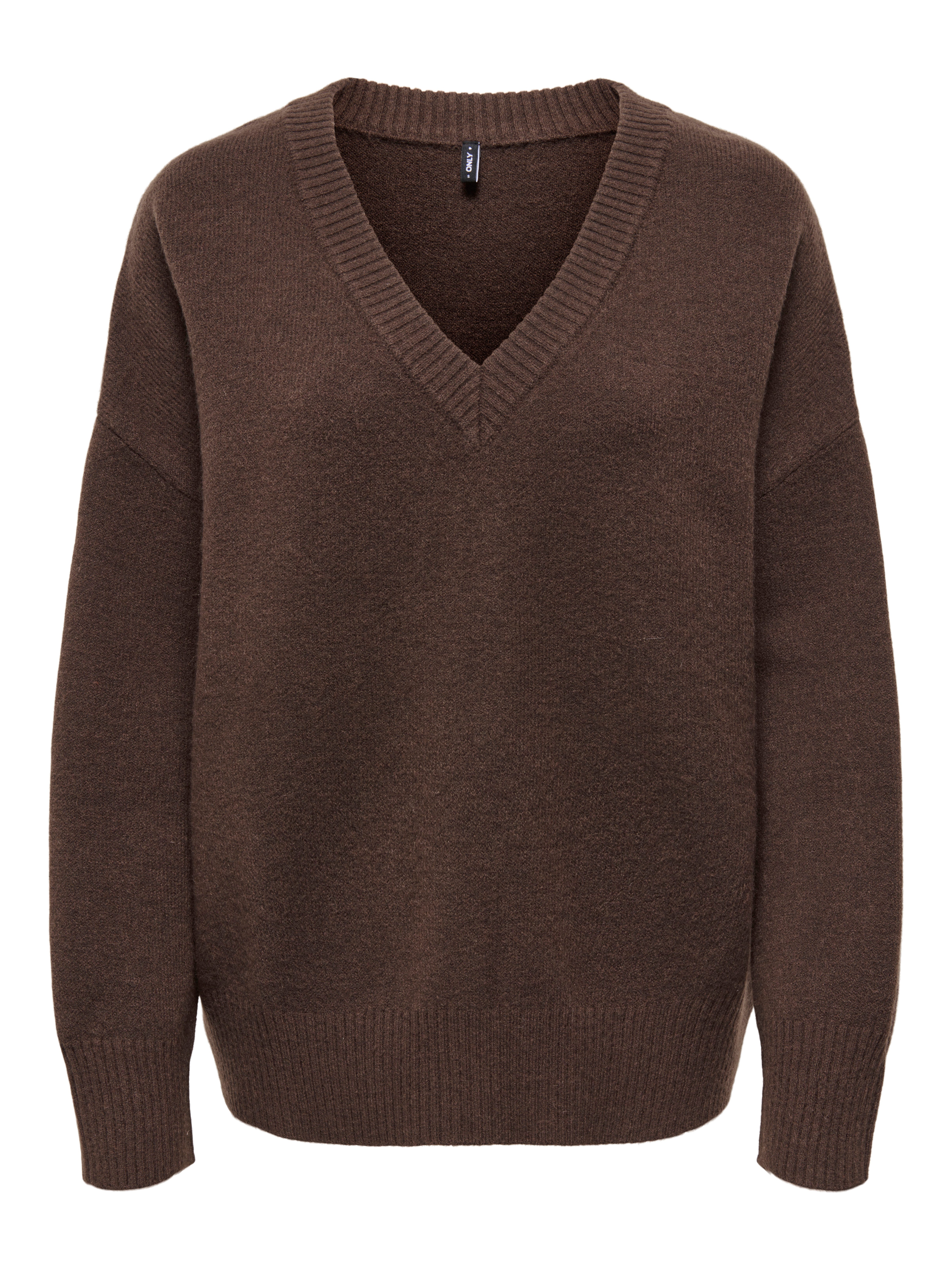 Only Trui met V-hals ONLMARI LS LOOSE V-NECK KNT