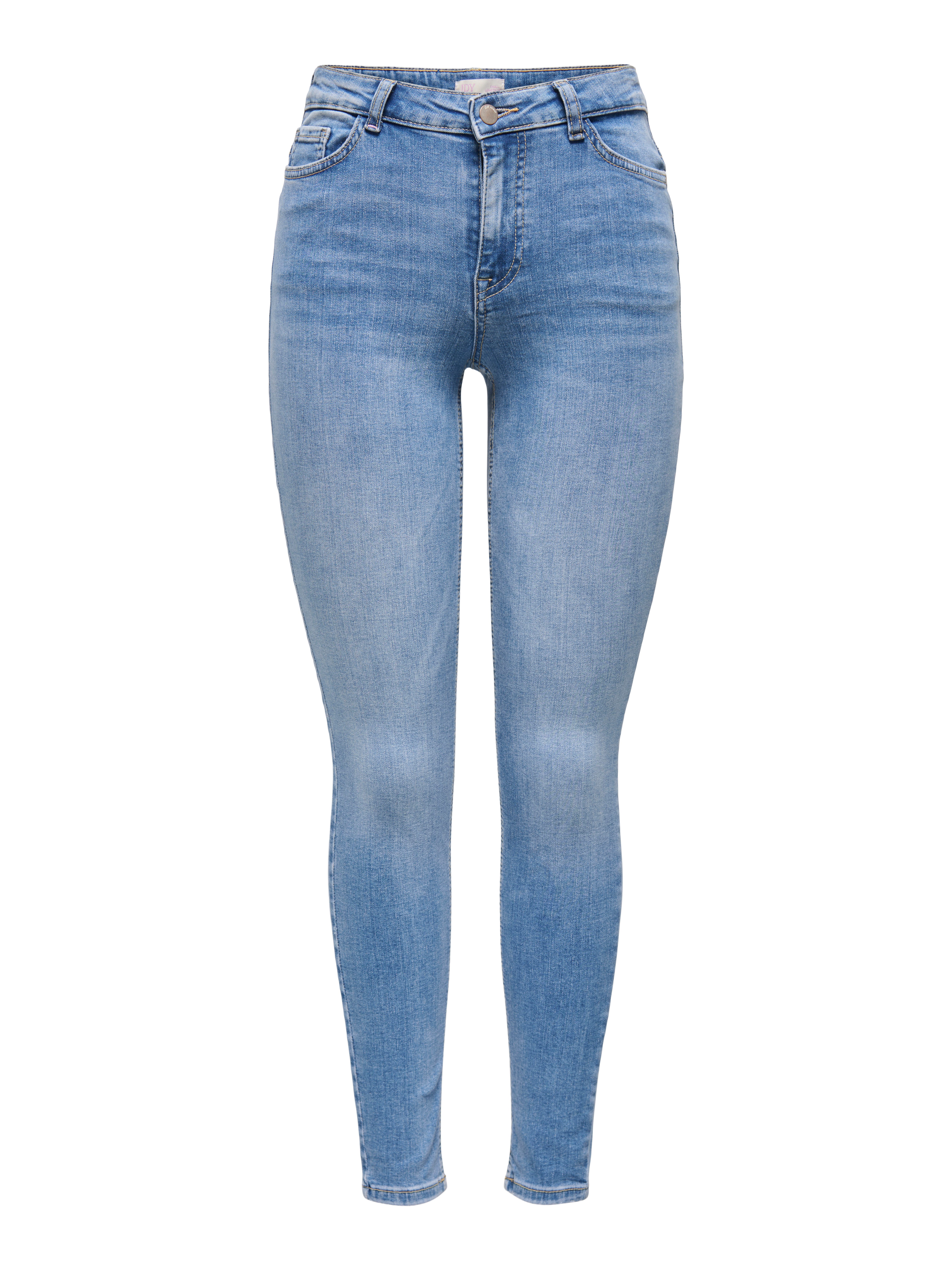 JDY Skinny fit jeans JDYFINA MW SKINNY ANK JNS MB NOOS DNM