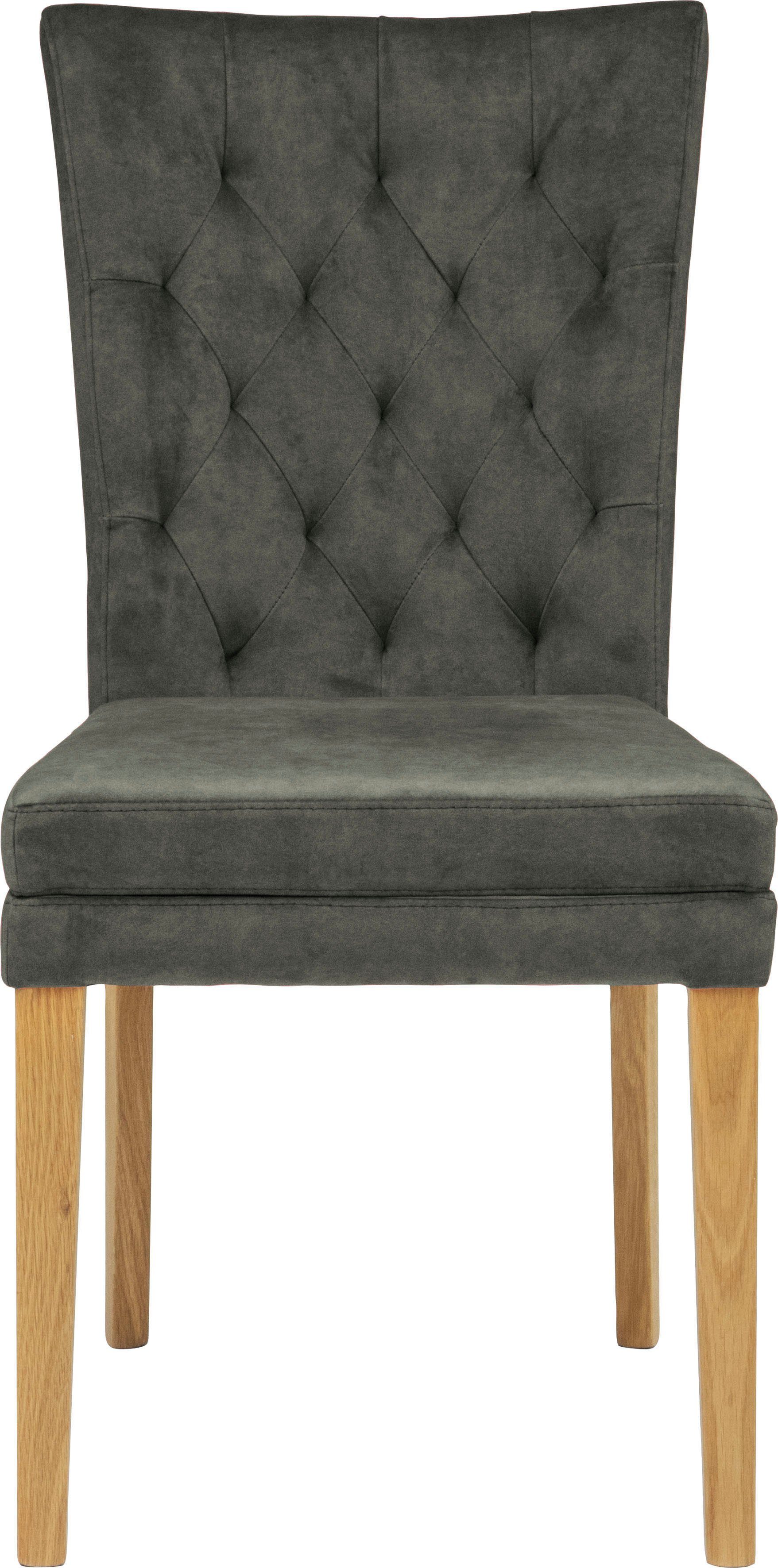Home affaire Eetkamerstoel Colorado BESTSELLER Polsterstoel Poten in eiken of noten. In set van 2, 4 of 6
