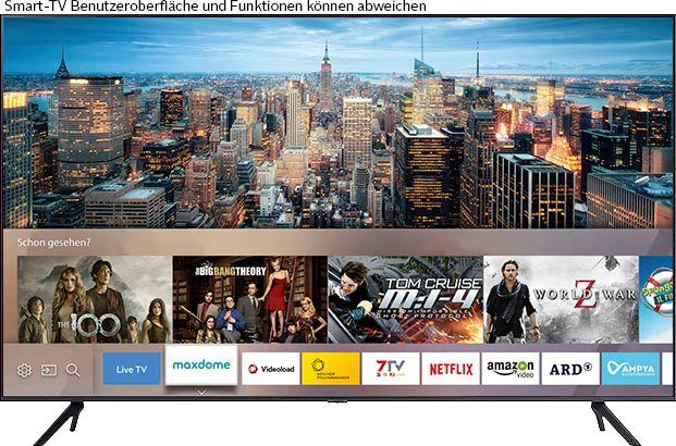Samsung Led-TV GU65AU7199UXZG, 163 cm / 65", 4K Ultra HD, Smart TV, HDR,Crystal Processor 4K,Q-Symphony,Contrast Enhancer