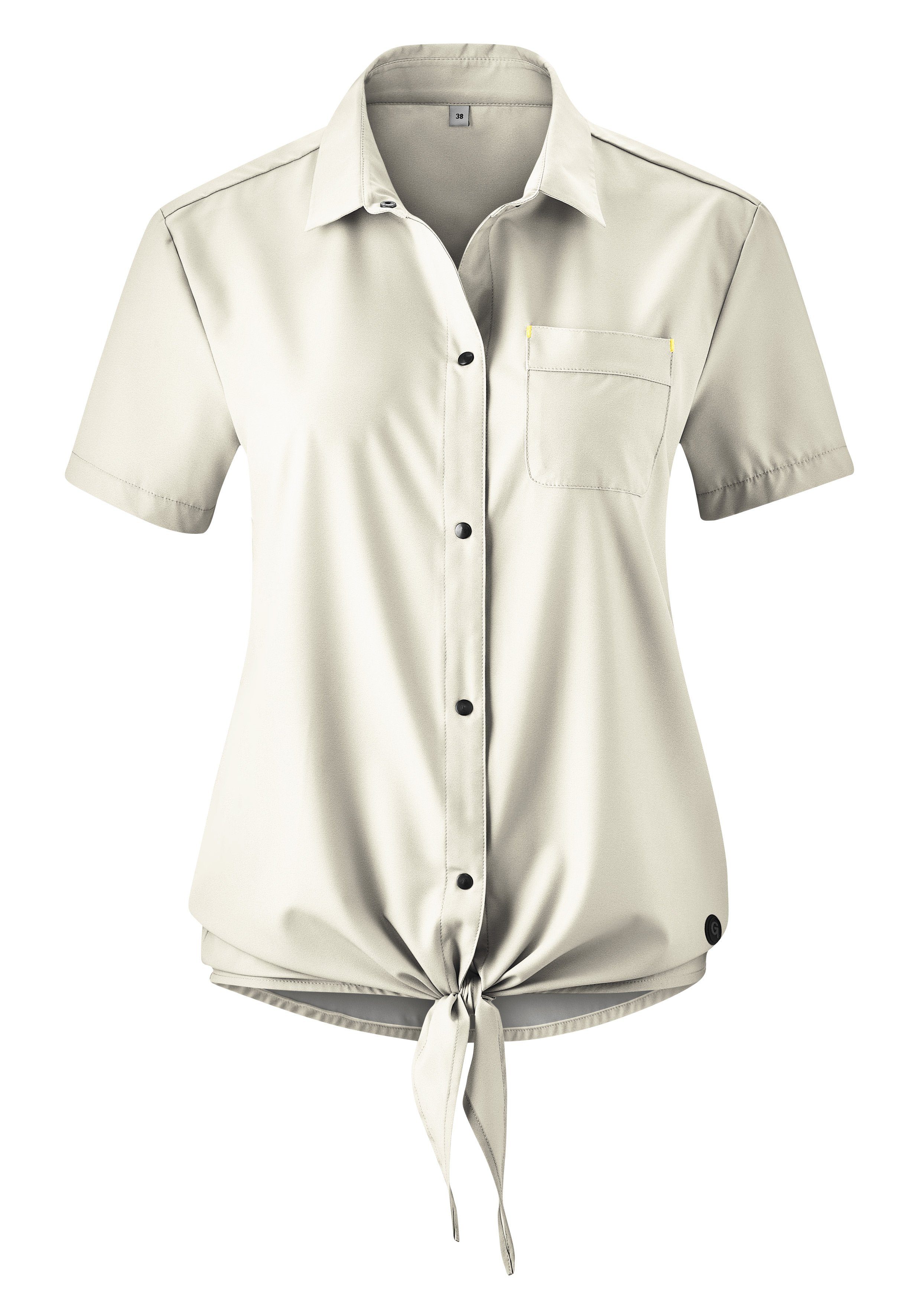 Gonso Fietsshirt MOLVENO Breedte-reguleerbare zoom door modieus bind-element