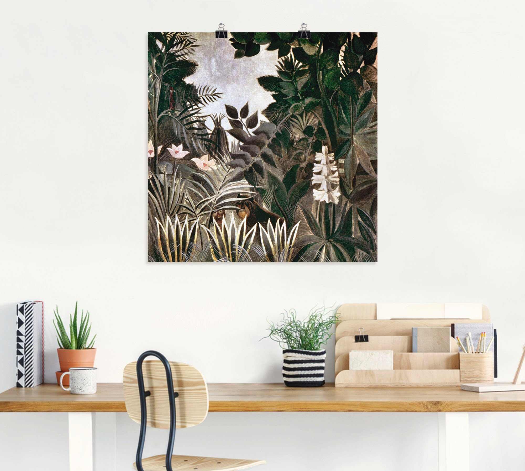 Artland Artprint Jungle, 1909 als artprint op linnen, muursticker in verschillende maten