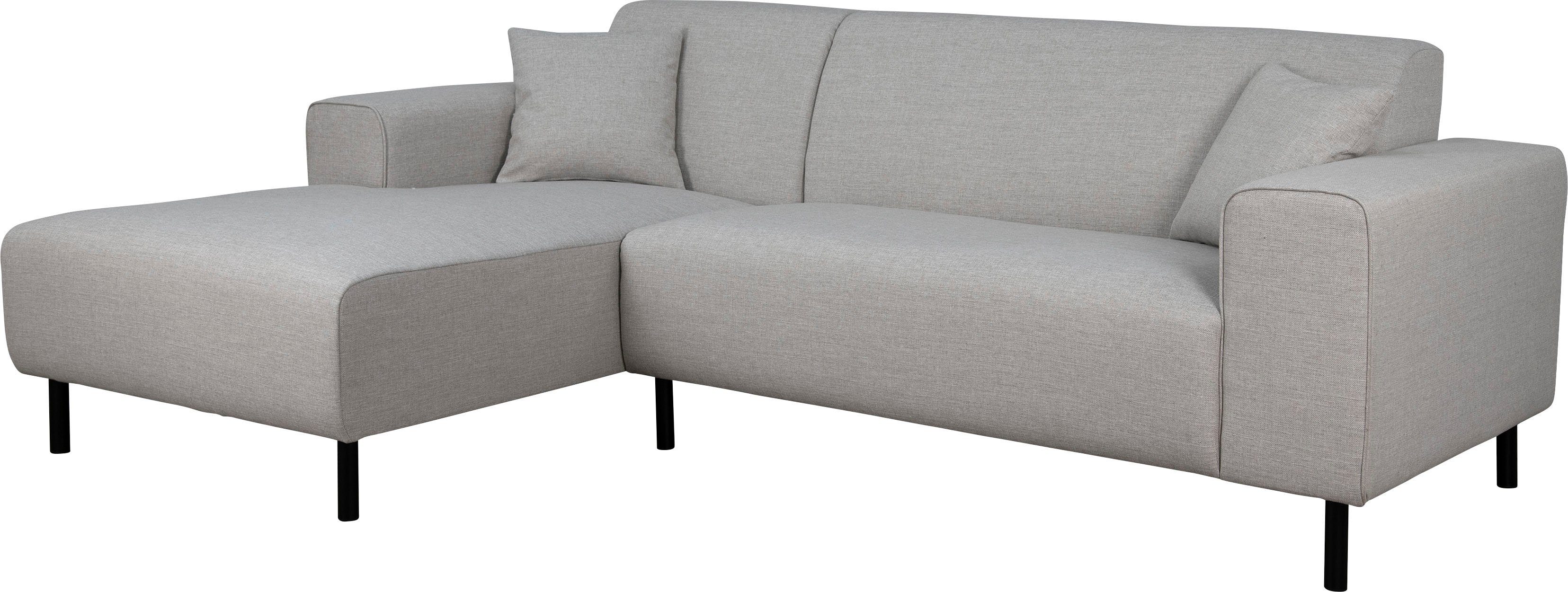 Home affaire Hoekbank ARROS L-vorm met golfondersteuning, afmetingen B/D/H: 235/163/81 cm incl. sierkussens, met recamiere rechts/links bestelbaar, ook in cord