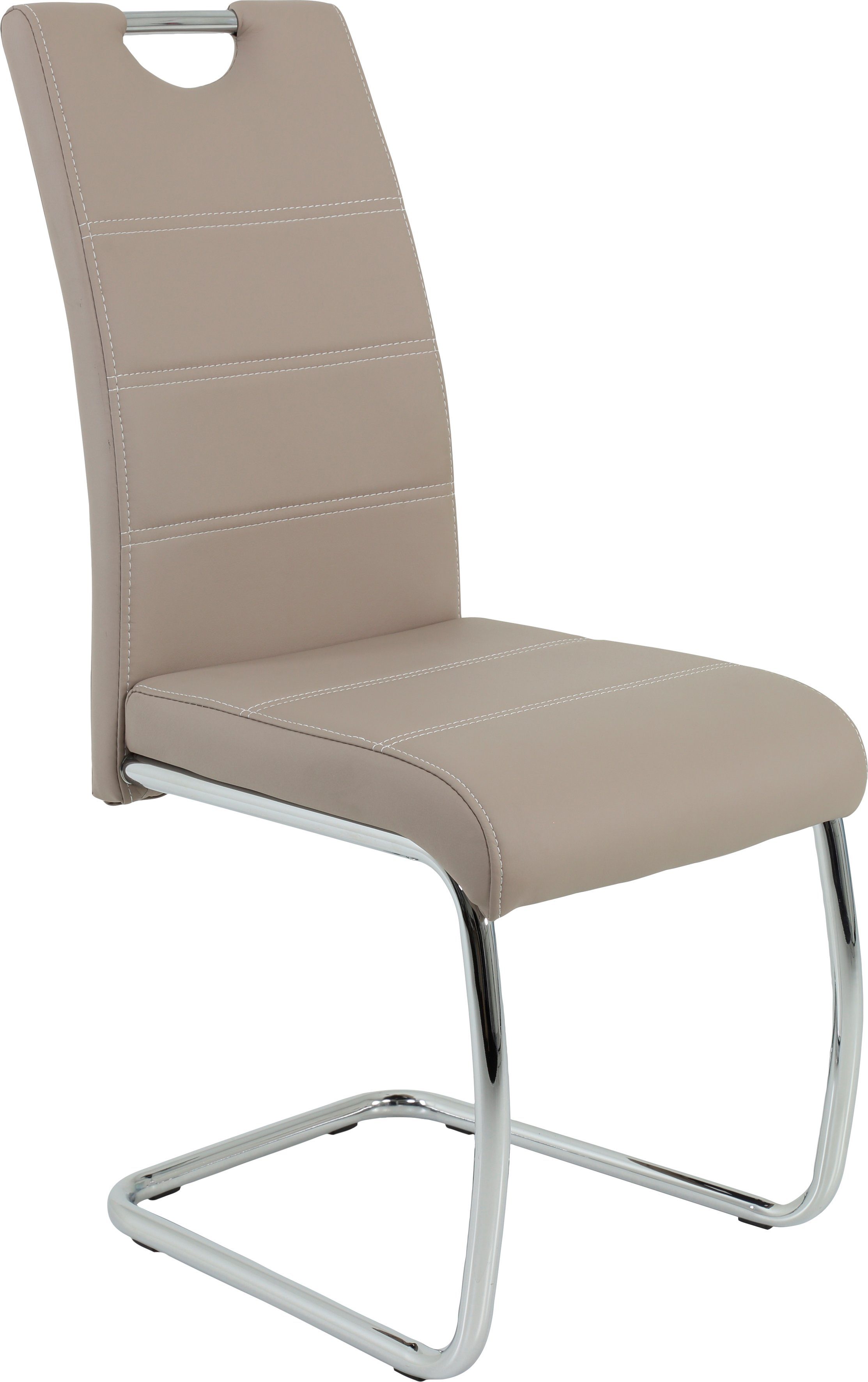 HELA Vrijdragende stoel Flora, eetkamerstoelen 1, 2 of 4 stuks, vrijdragende stoel