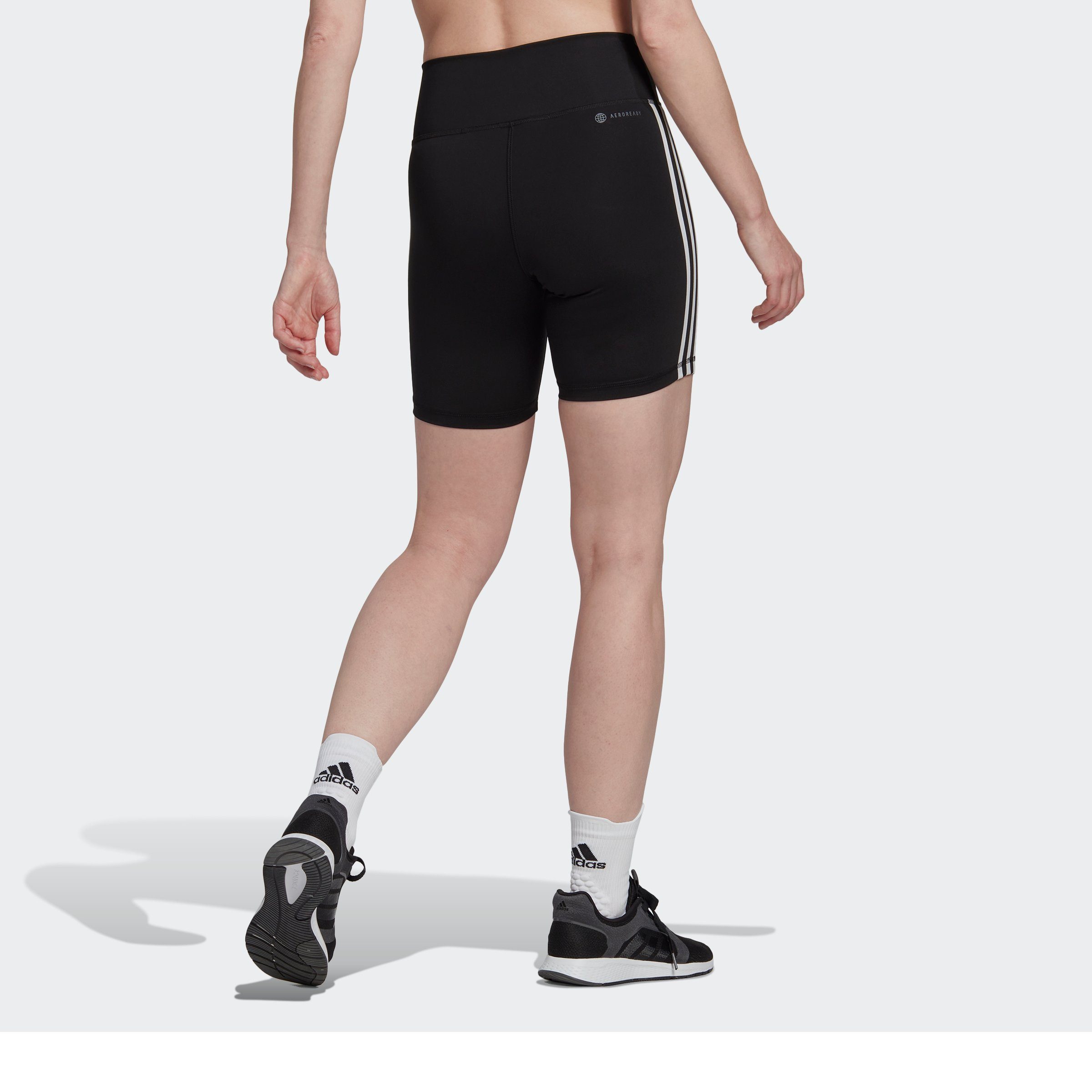 adidas Performance Short Training essentials 3-strepen HIGHWAISTED kort (1-delig)