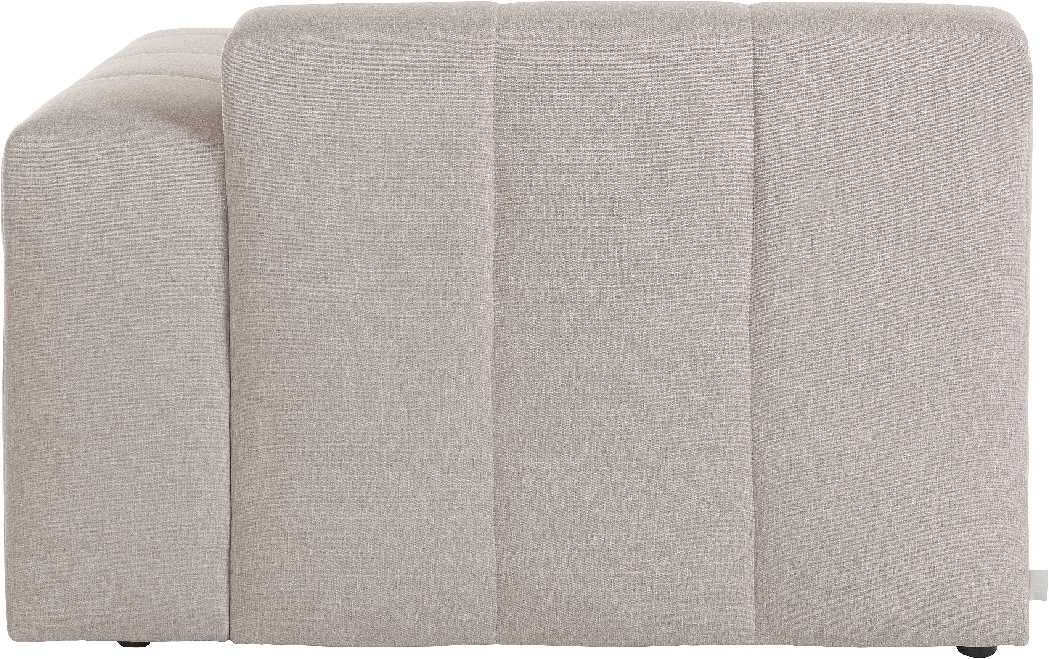 LeGer Home by Lena Gercke Sofaelement Maileen Module fauteuil met armleuning, te verbinden met andere modules van de serie