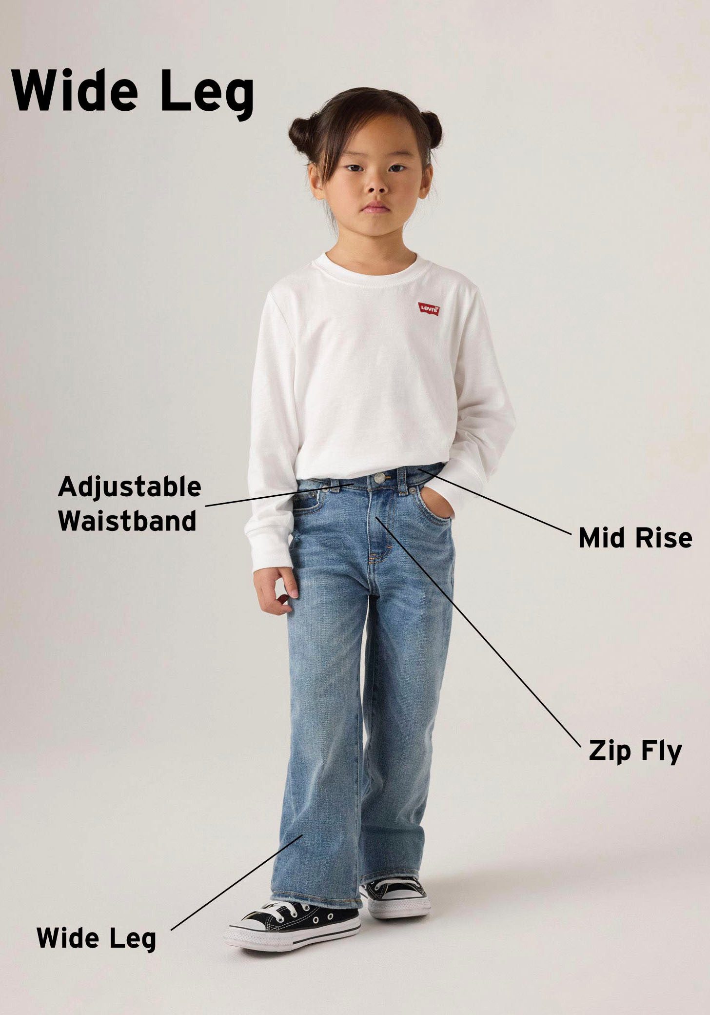 Levi's Kidswear Wijde jeans LVG WIDE LEG JEANS