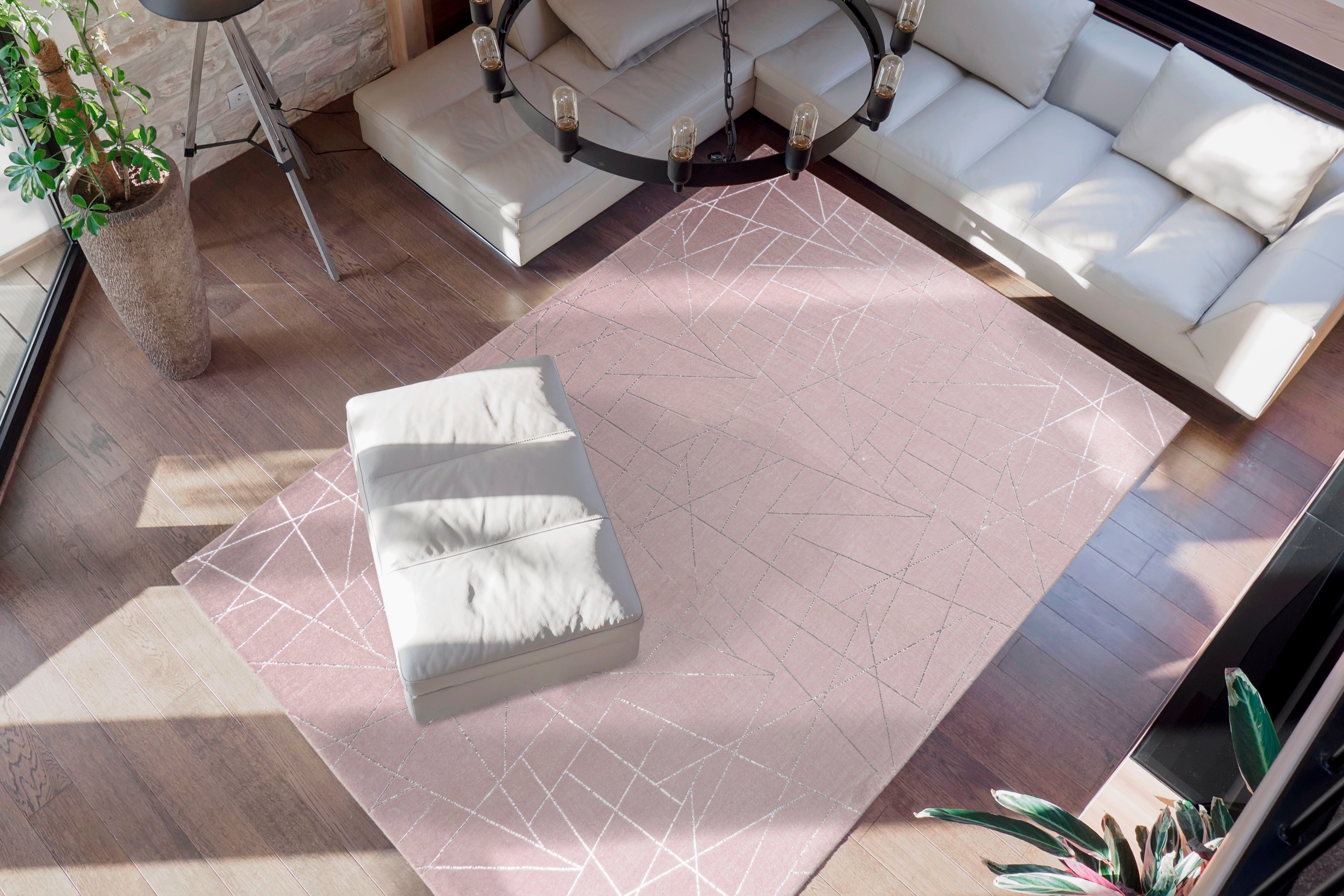 me gusta Vloerkleed Bijou 125 Glans effect, zachte pool, woonkamer, slaapkamer