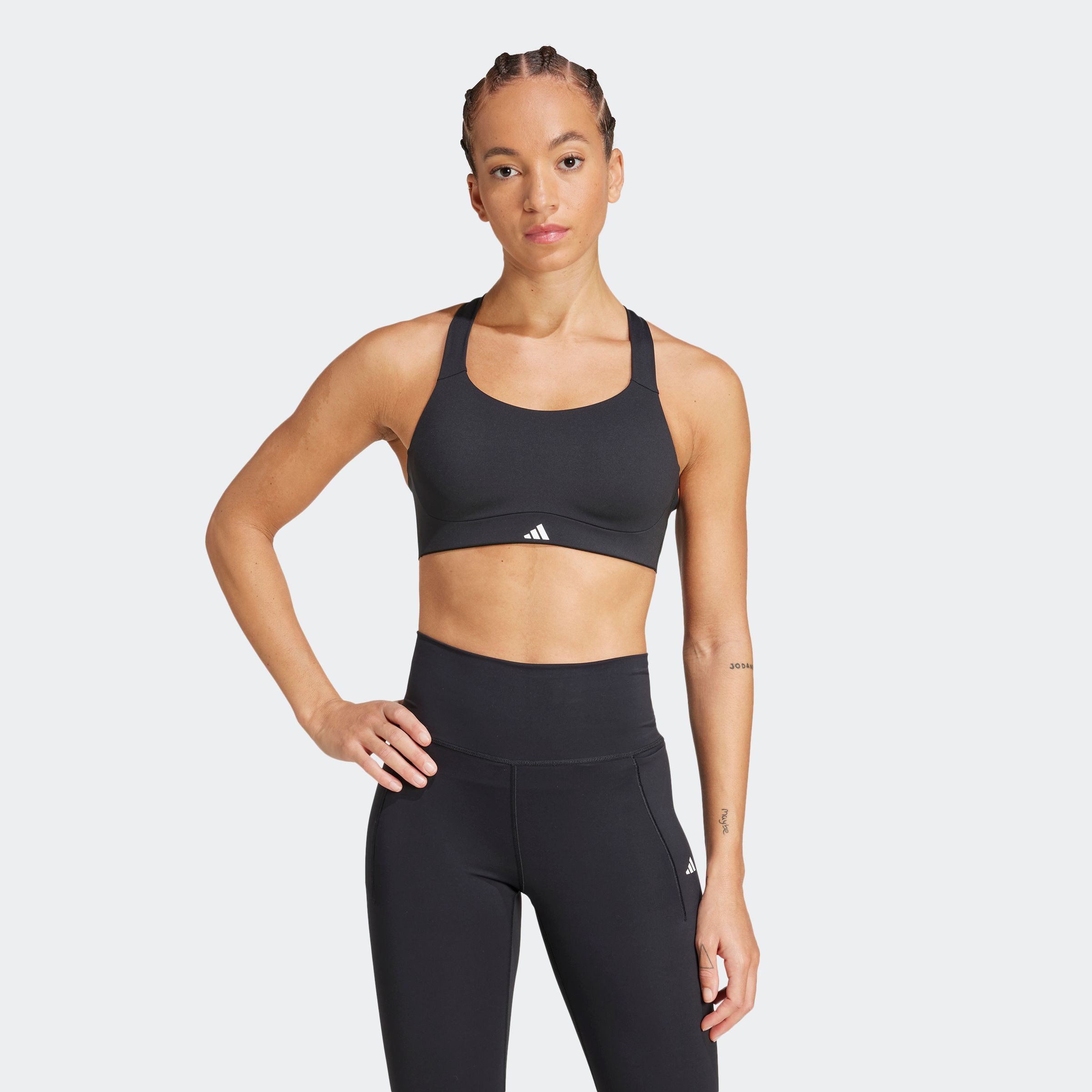 adidas Performance Sport-bh TLRDIM L HS (1-delig)
