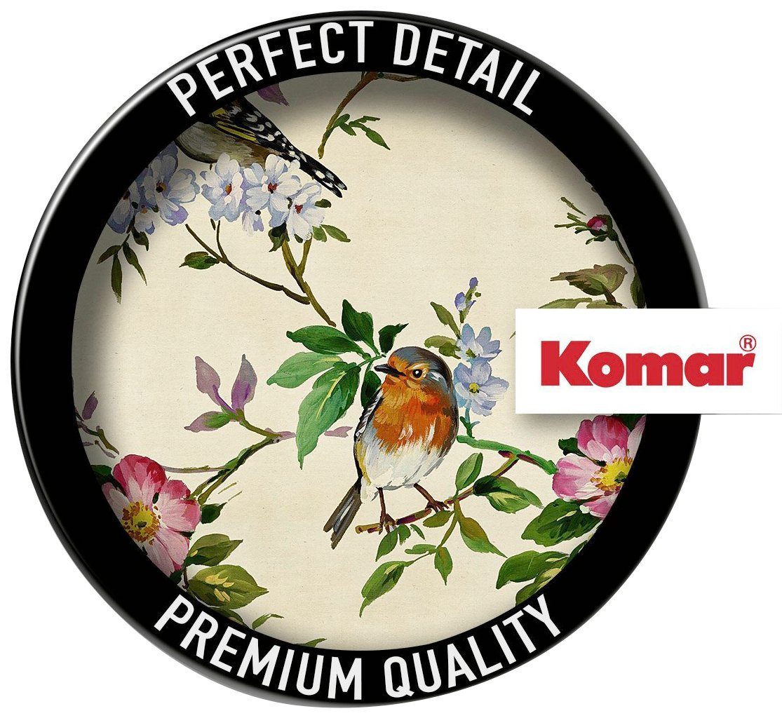 Komar Fotobehang Zelfklevend vlies - Bird Party - Afmeting 125 x 125 cm (1 stuk)