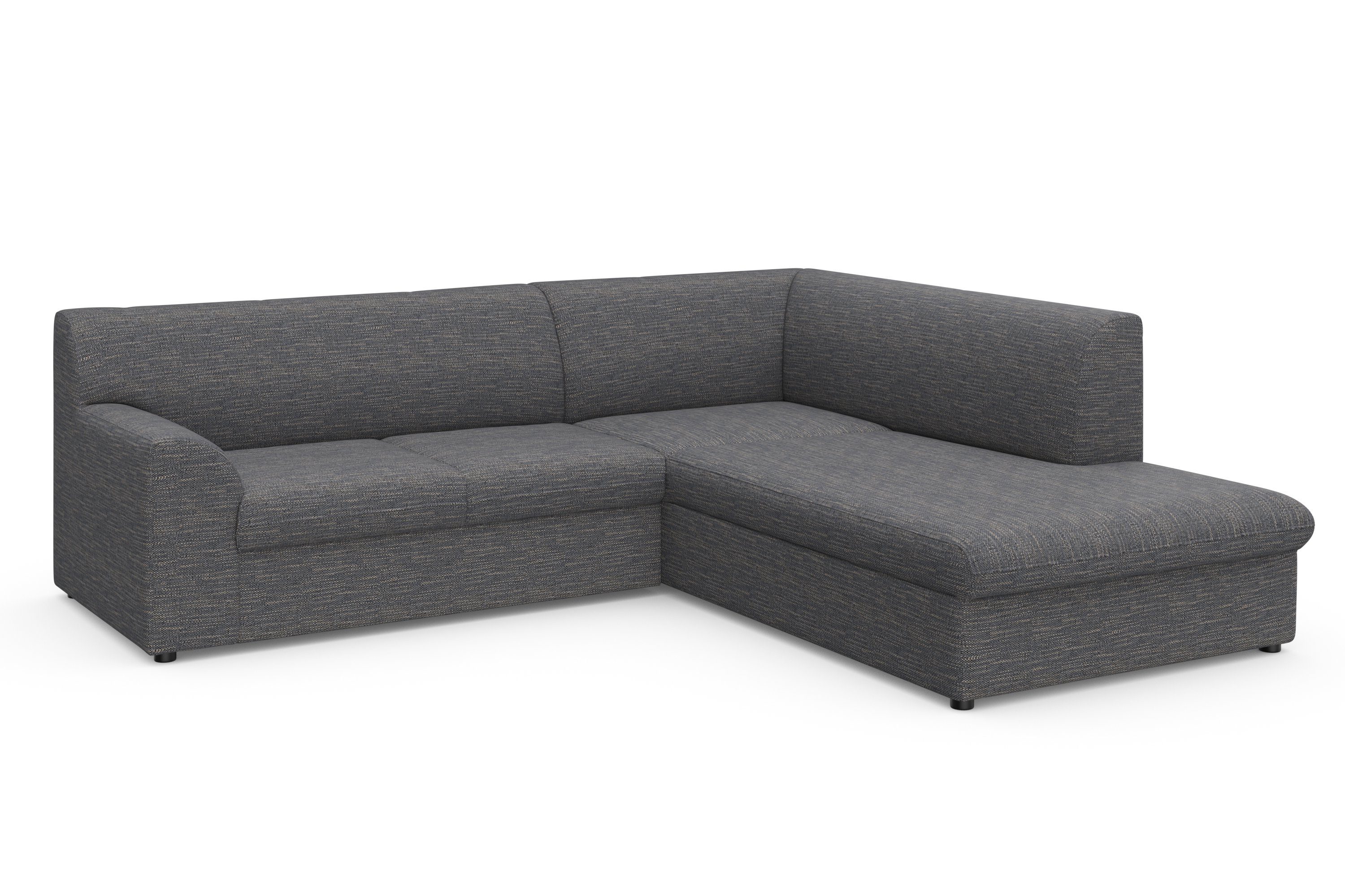 DOMO collection Hoekbank Topper L-vorm met ottomane, naar keuze met slaapfunctie