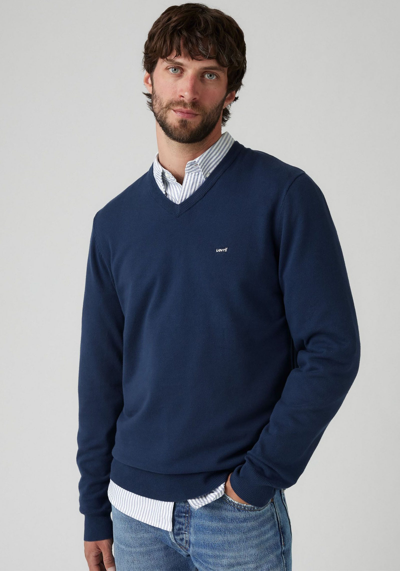 Levi's® Gebreide trui LW V NECK met v-hals
