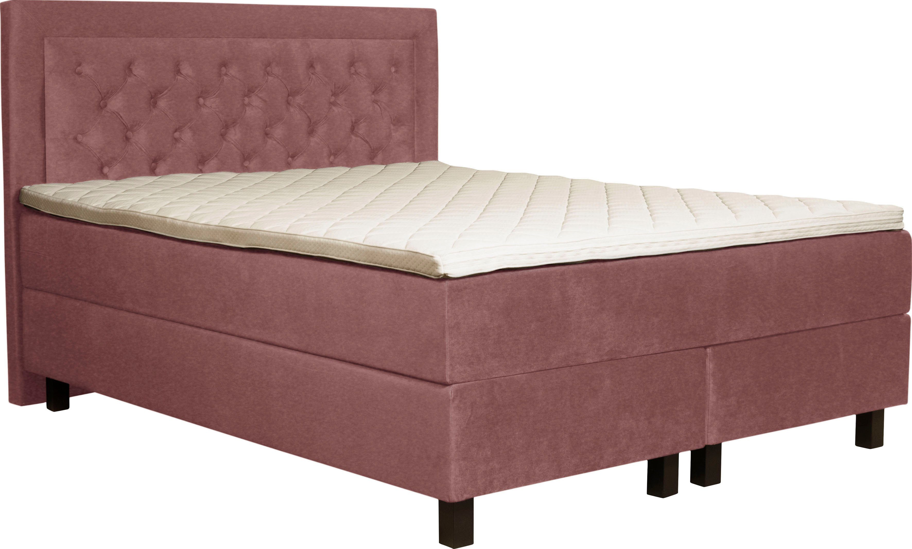 Leonique Boxspring JEANNE incl. topmatras met pocketveringsmatras