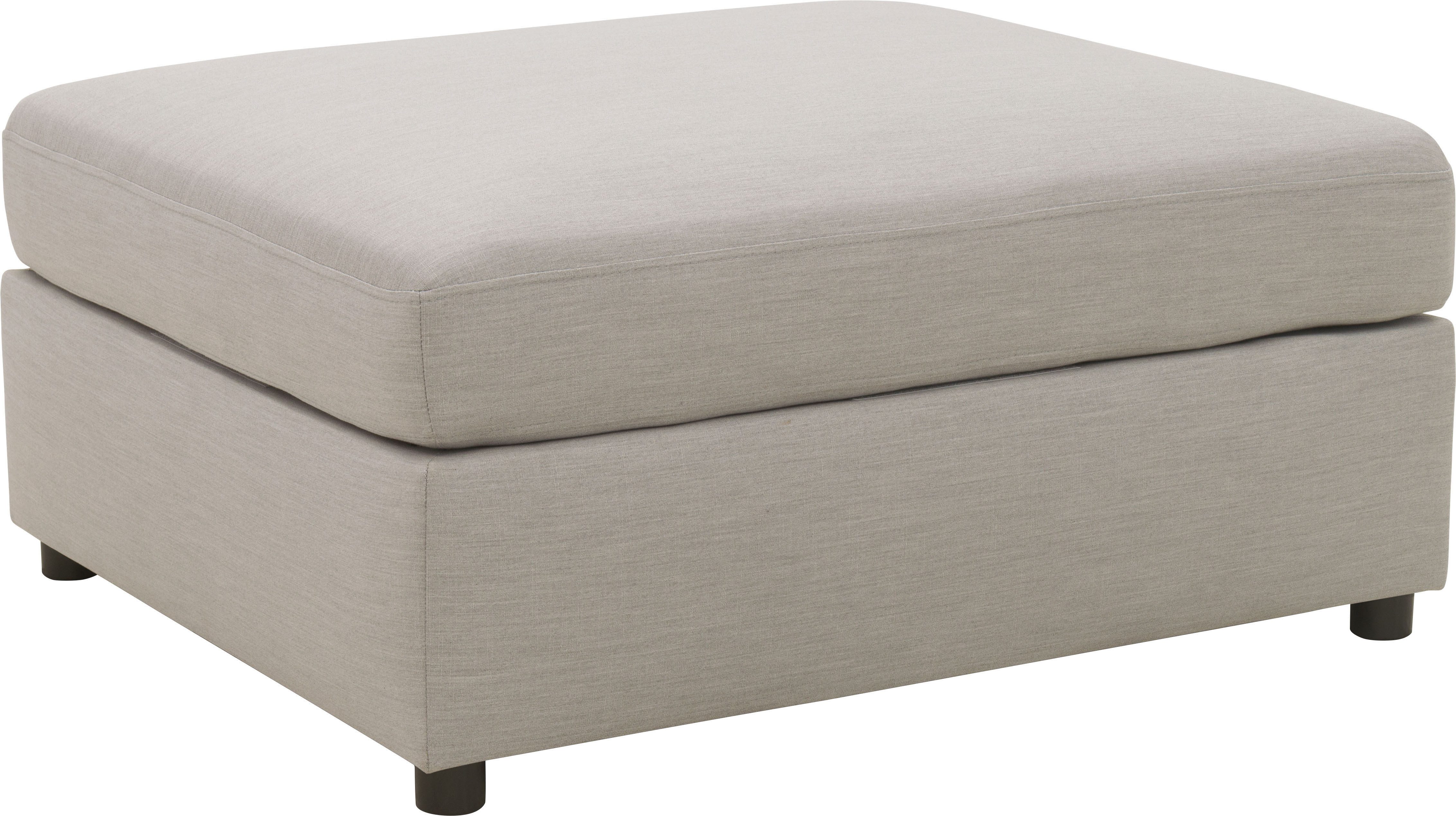 DOMO collection Hocker Solskin, individueel uitbreidbaar Buiten, grote poef, B/D/H 96/78/45 cm hockers zilver(kleur)
