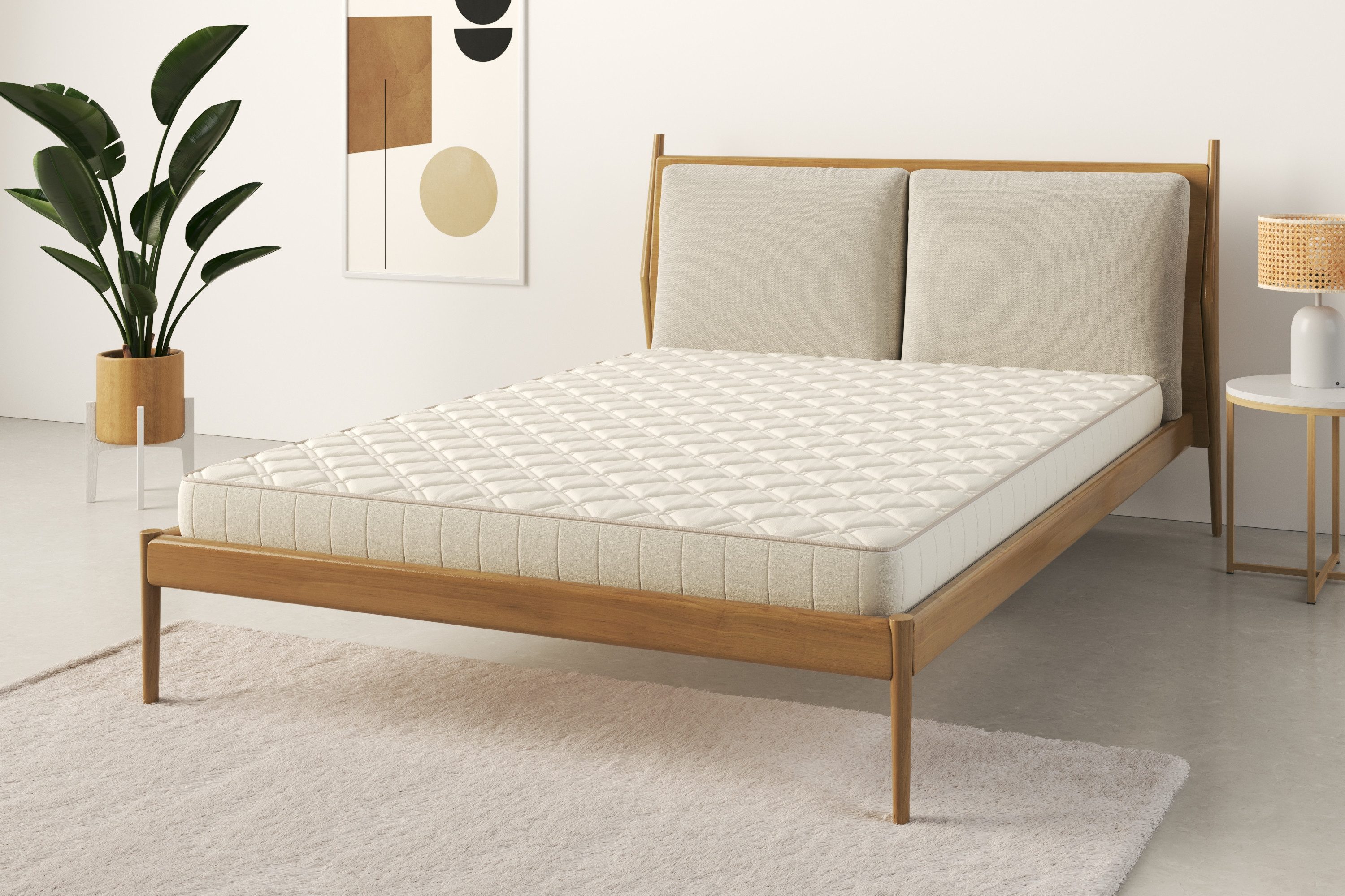 my home Comfortschuimmatras Basis instapper, matras 90x200 cm, 140x200 cm & andere maten hoogte 13 cm