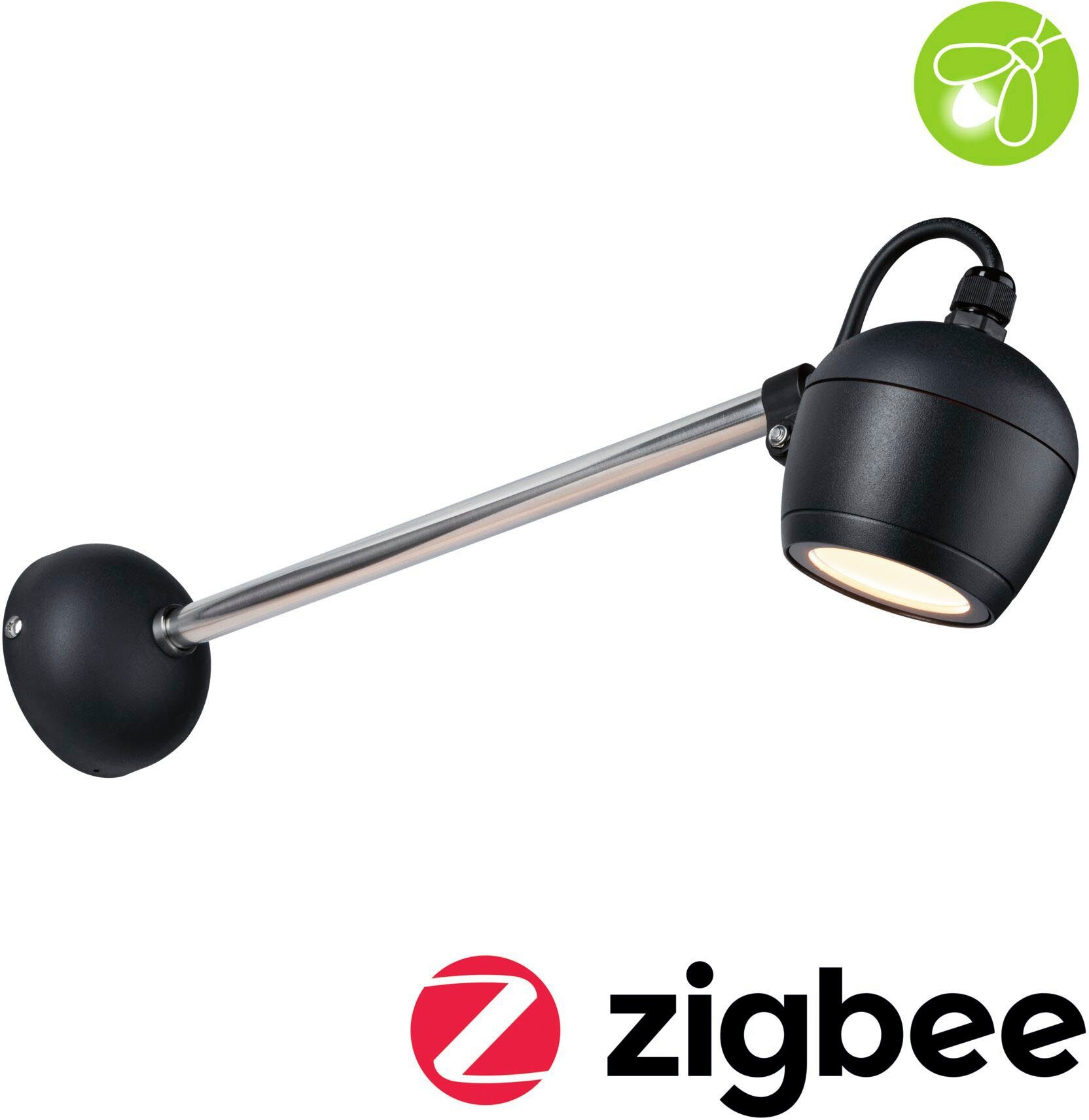Paulmann Led-tuinverlichting Buiten 230V Wand Kikolo Insect friendly ZigBee (1 stuk)
