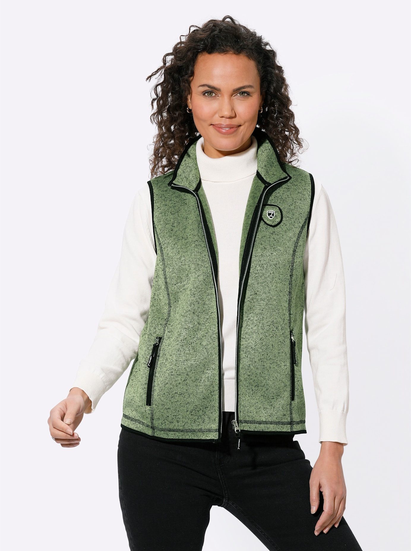 Casual Looks Mouwloos fleecevest