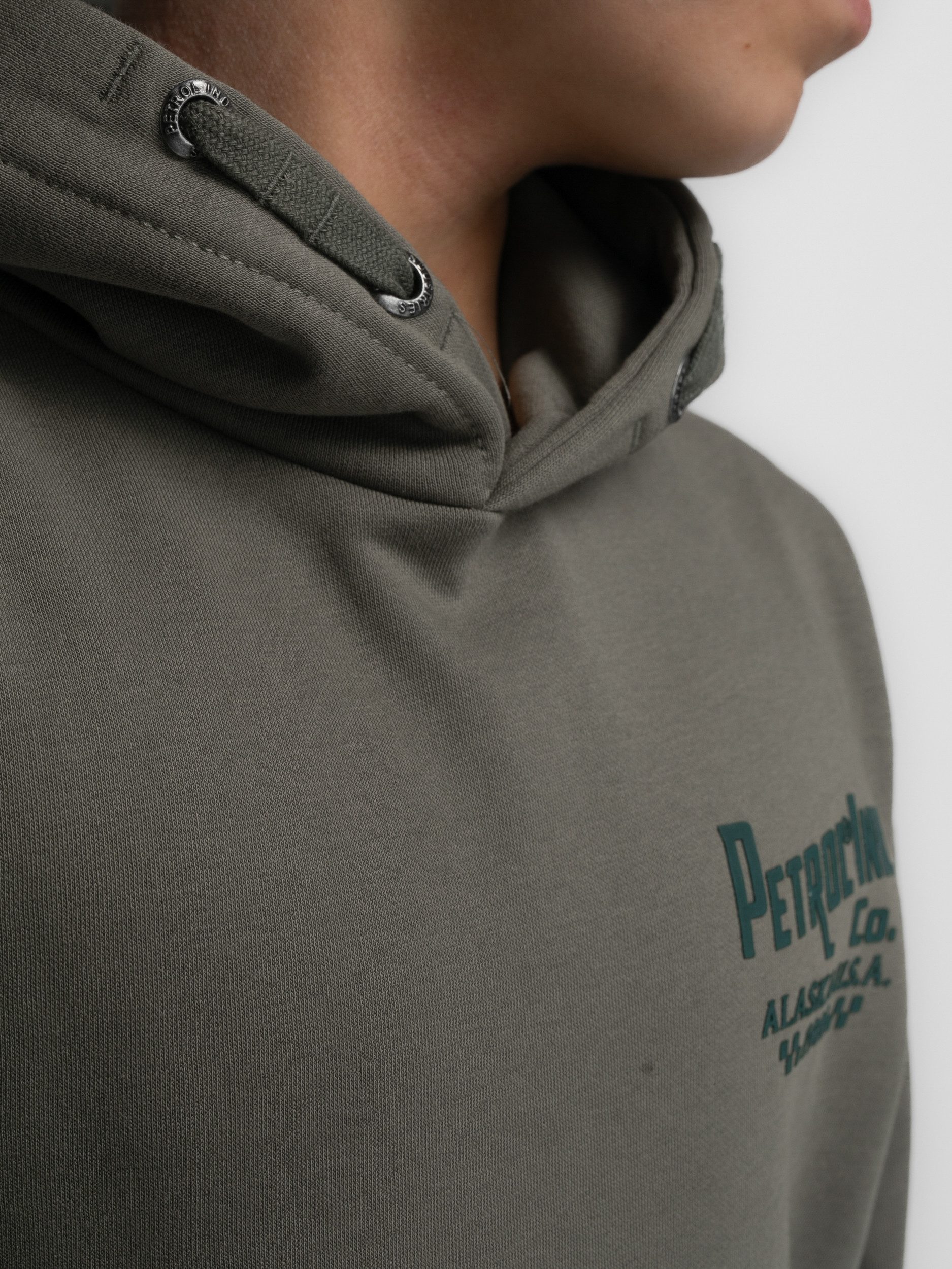 Petrol Industries Hoodie met print op de borst