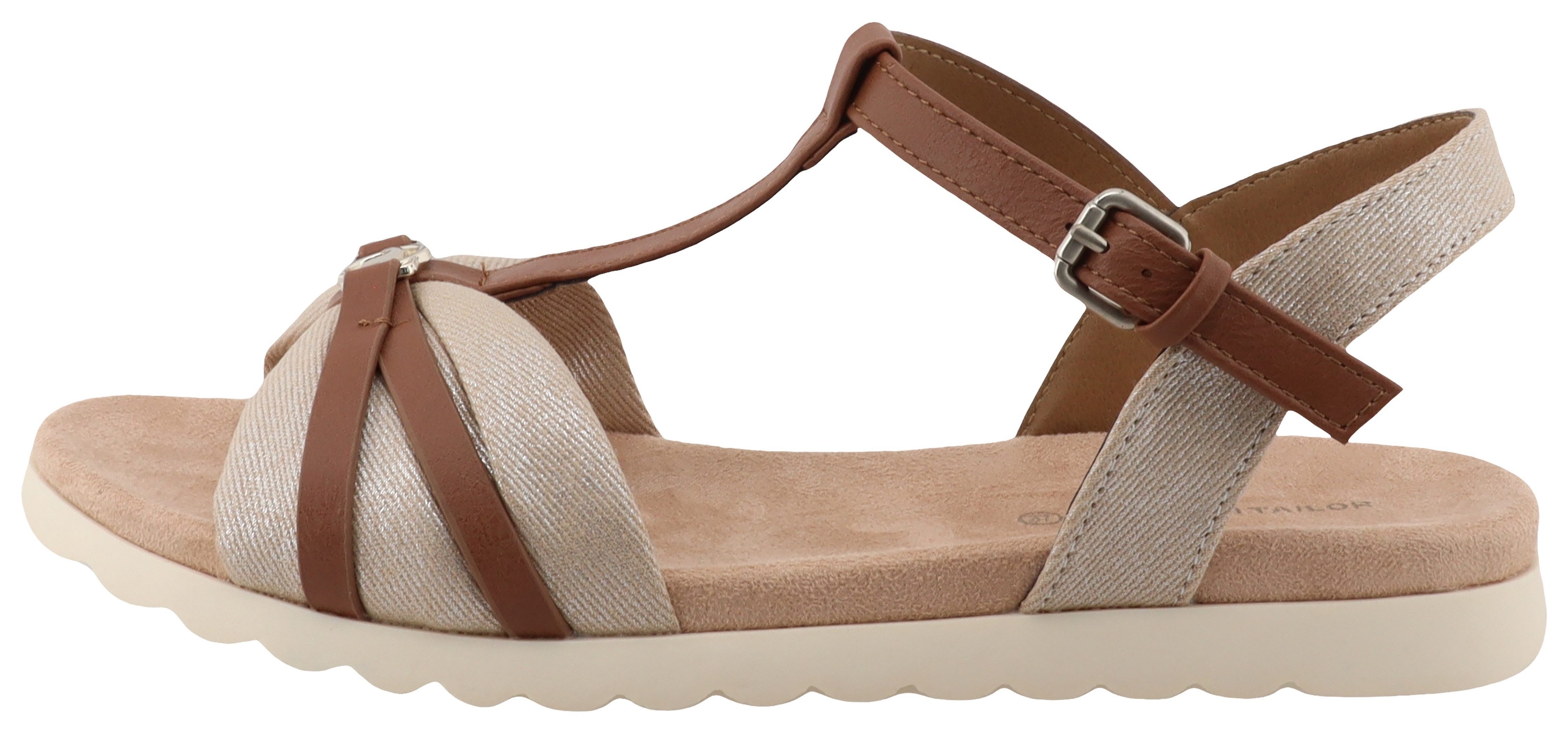 Tom Tailor Sandalen , zomerschoen, sandaal, flats met verstelbare gesp