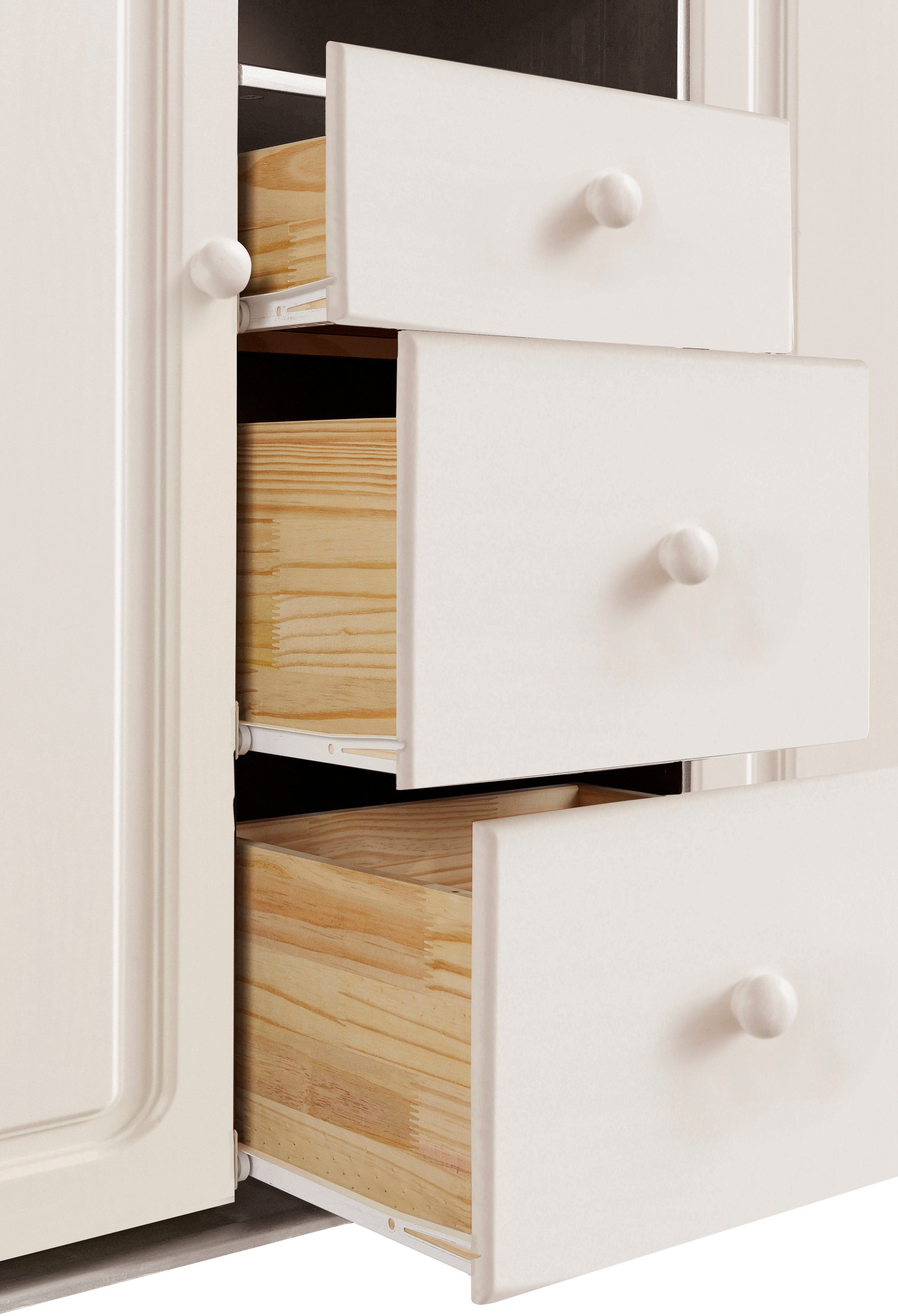 Home affaire Highboard Mette Opbergkast met 3 lades en verstelbare planken