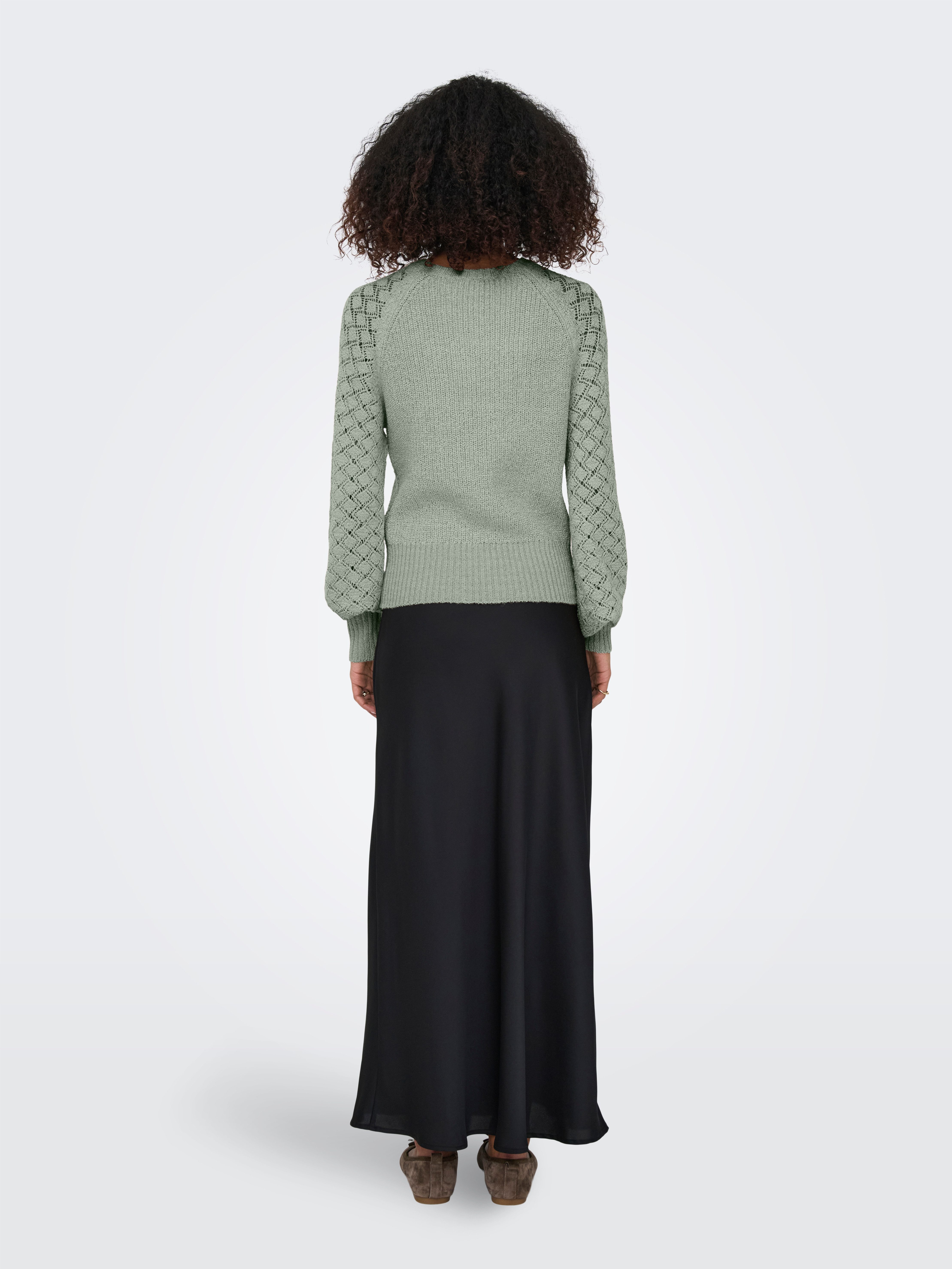 Only Gebreide trui ONLMIAMI LS O-NECK CC KNT