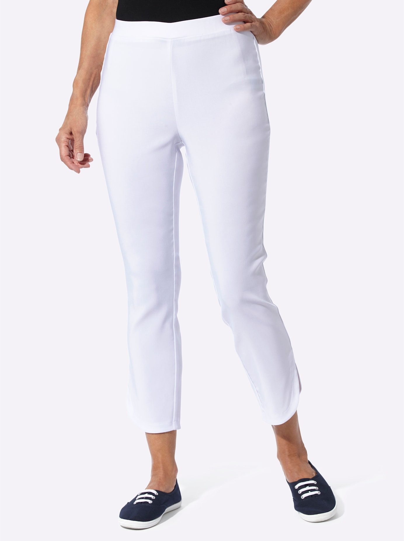Classic Basics 7/8 broek dames 7/8-broeken maat 56 wit