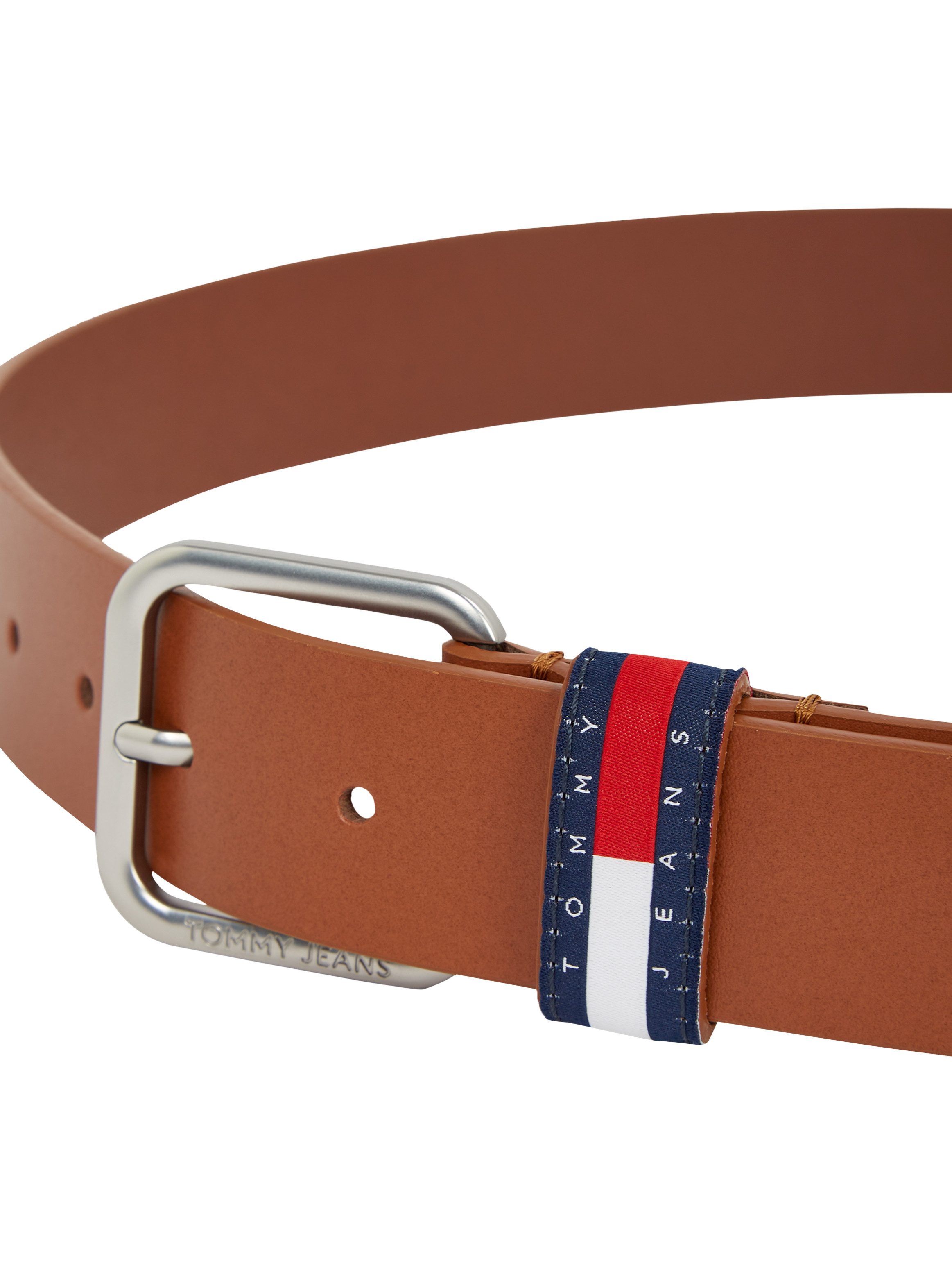 TOMMY JEANS Leren riem TJM RYAN 3.5 Lus met Tommy Jeans-badge