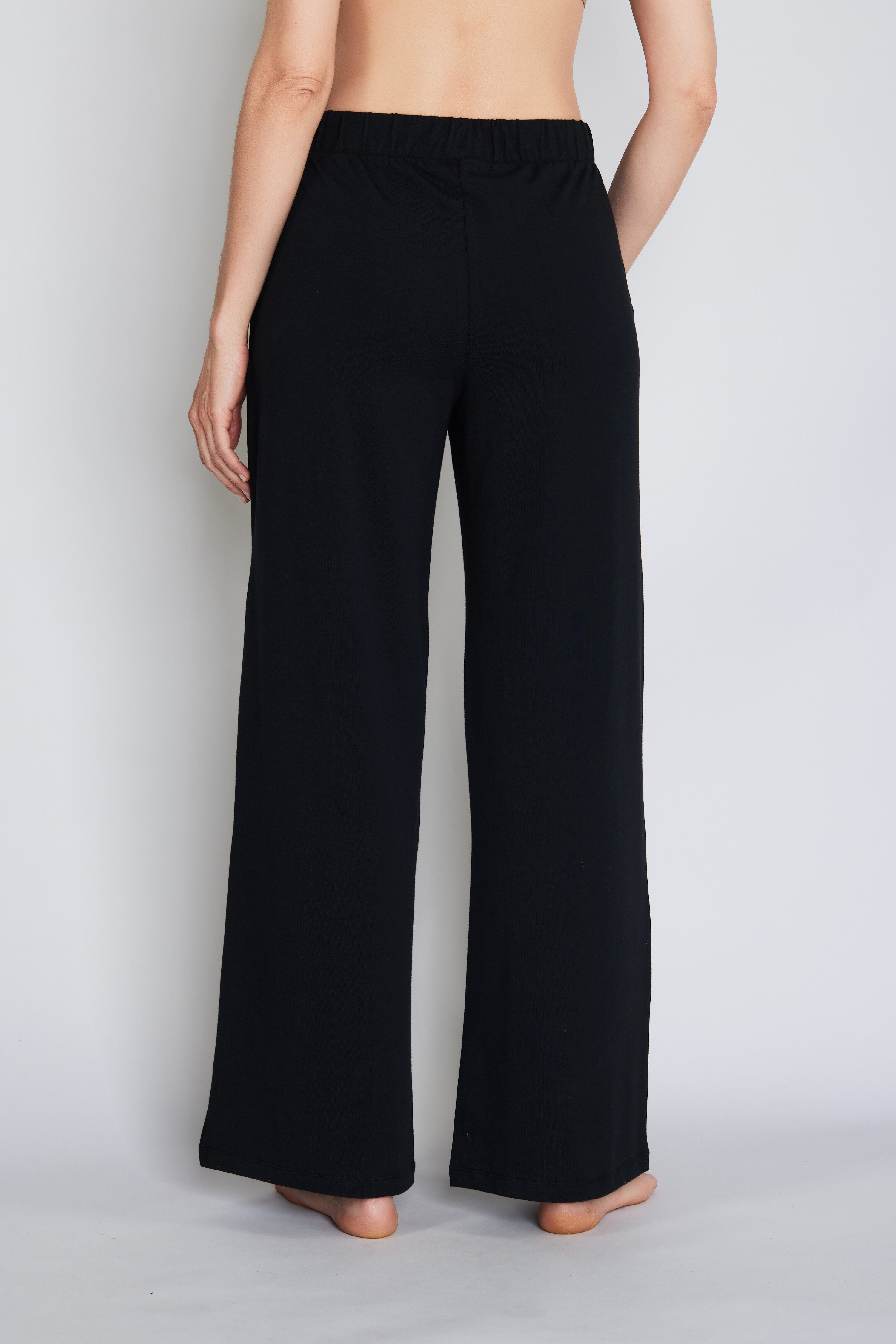 JOOP! Homewearbroek Cosy met elegant high-waist-ontwerp