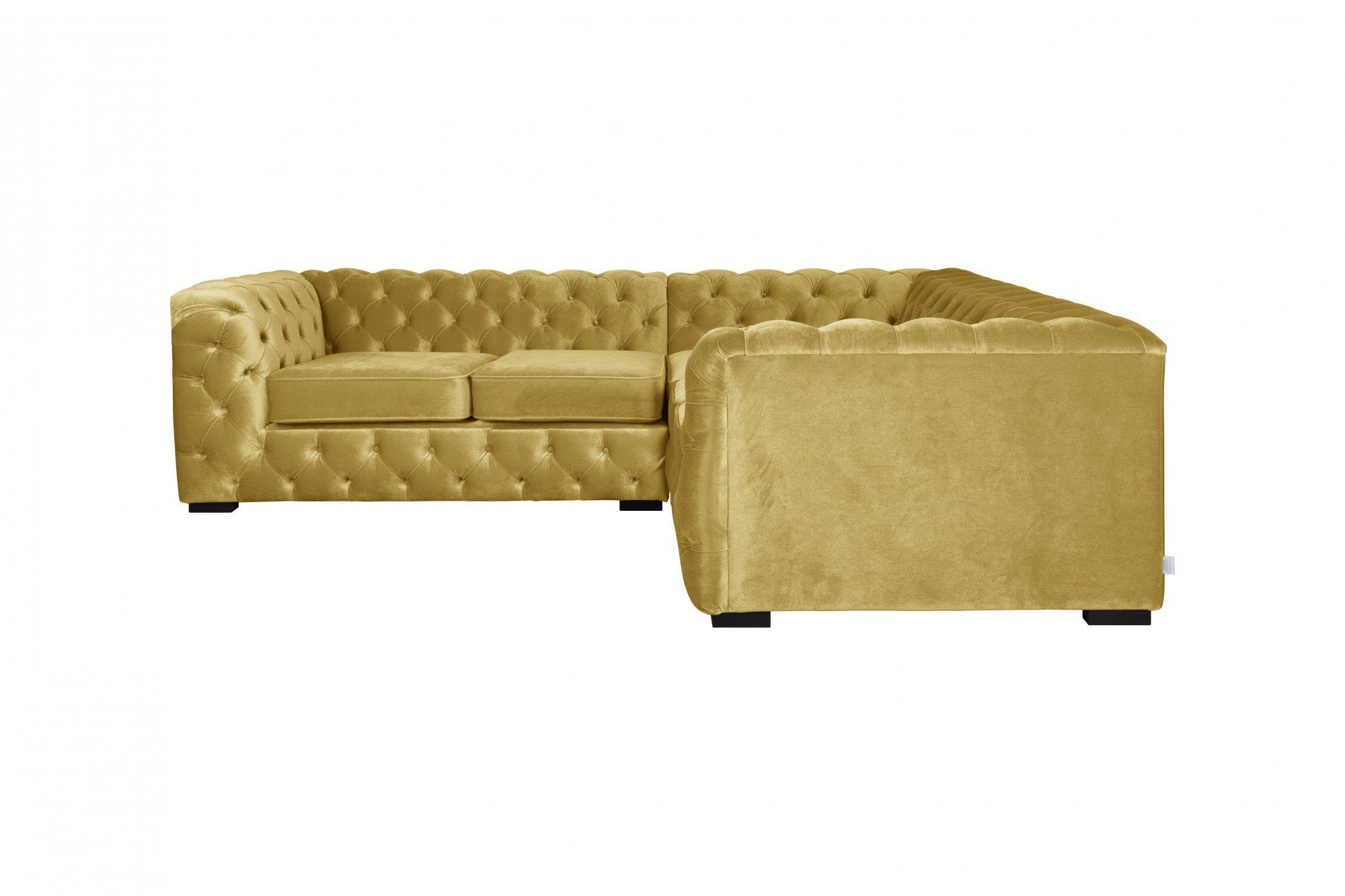 Guido Maria Kretschmer Home&Living Chesterfield-bank KALINA L-vorm hoogwaardig chesterfield design, zeer hoogwaardige afwerking