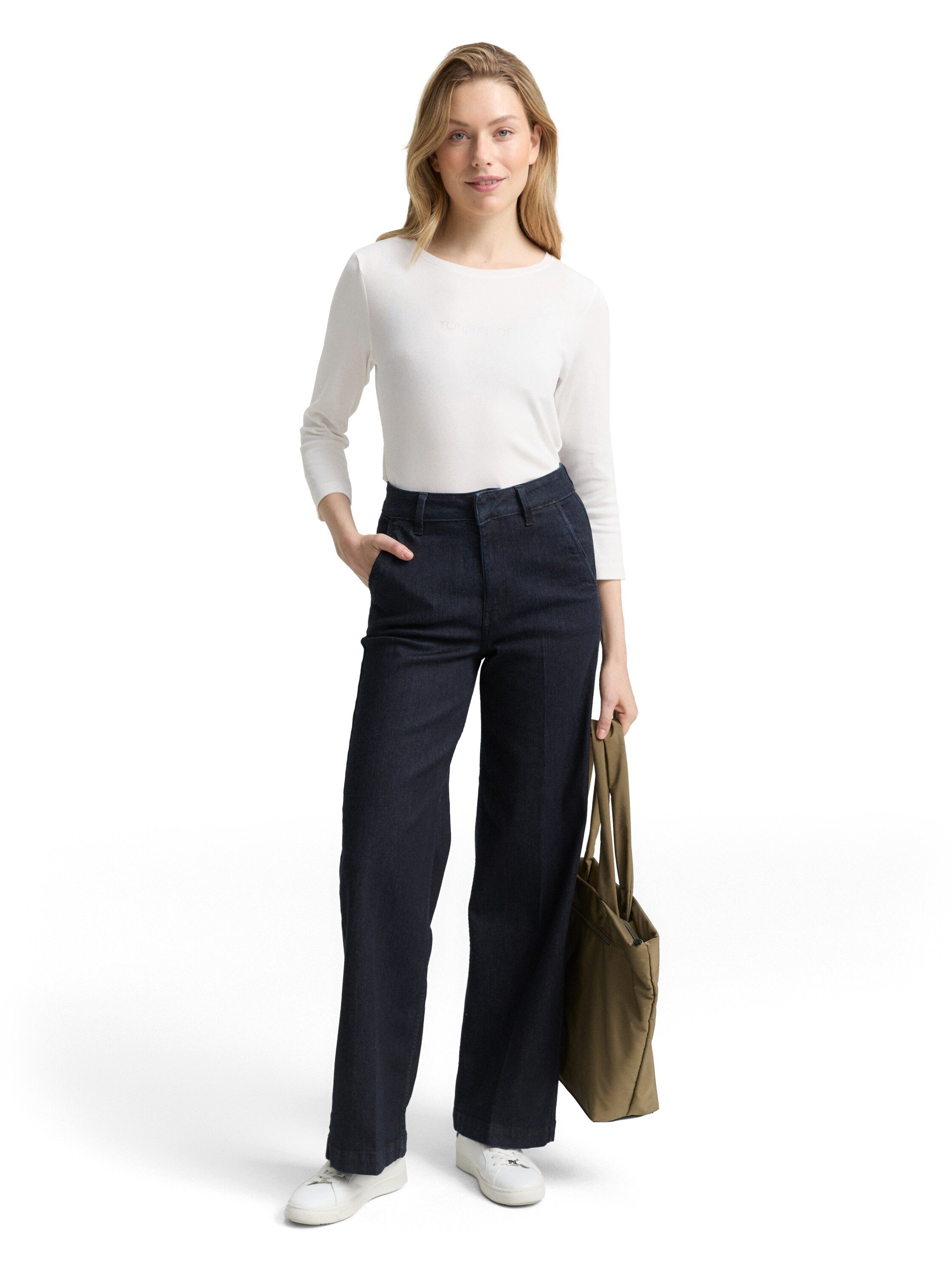 Tom Tailor Shirt met 3/4 mouwen