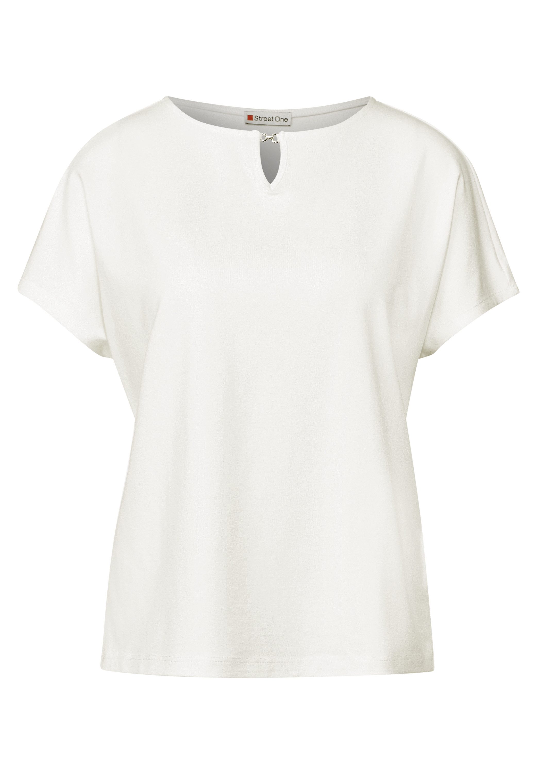 STREET ONE Shirttop met een cut-outdetail
