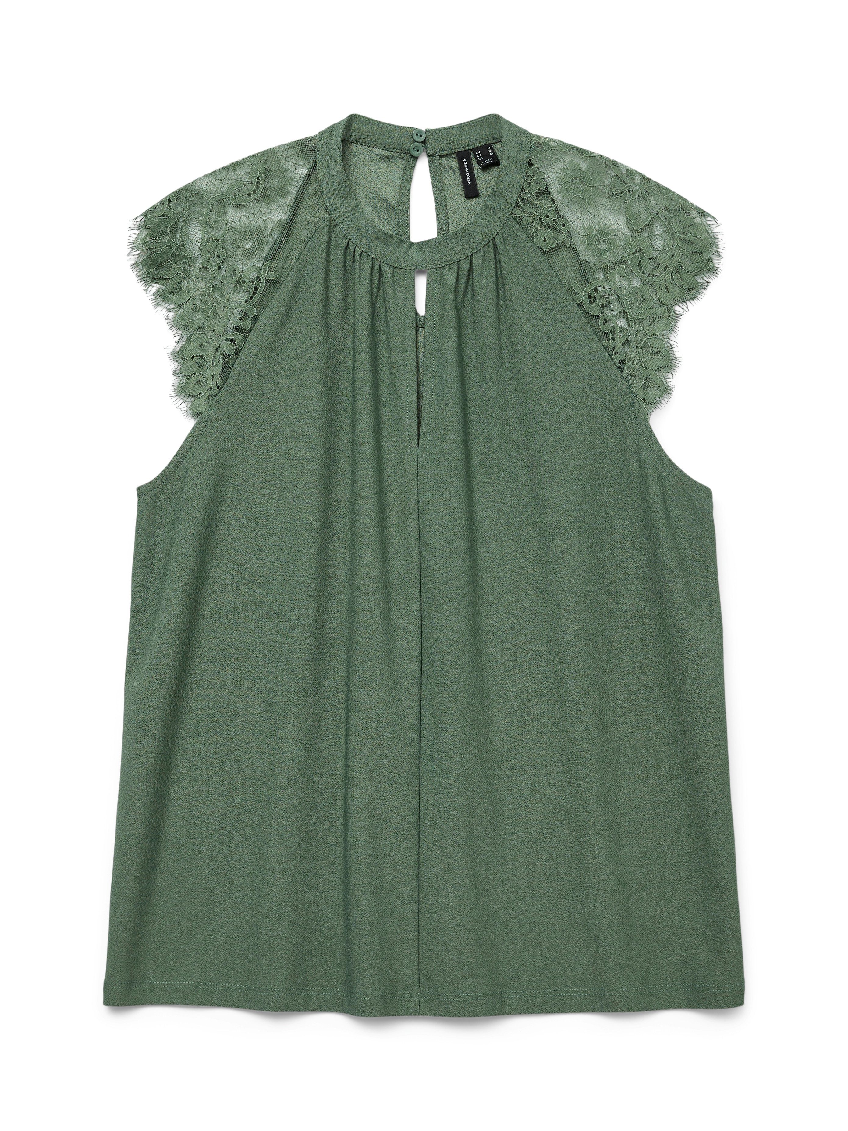 Vero Moda Kanten top VMMILLA SL LACE TEE