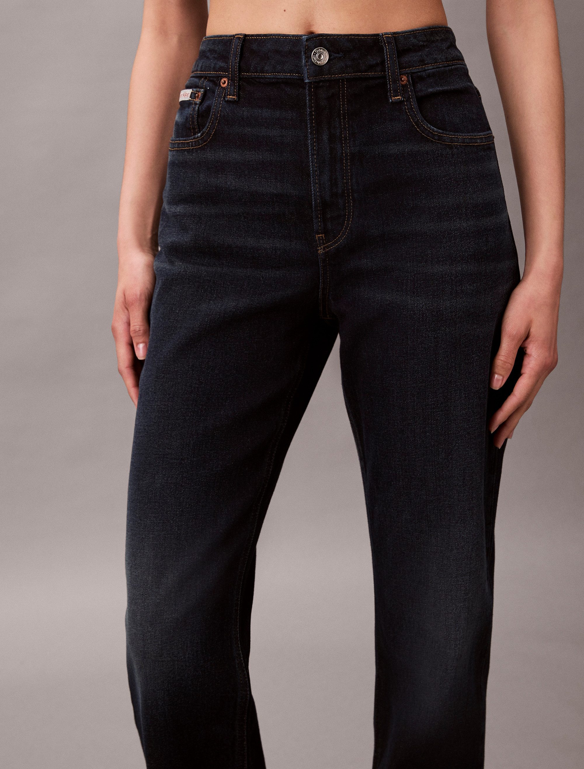 Calvin Klein Straight jeans HIGH RISE STRAIGHT OXBOW