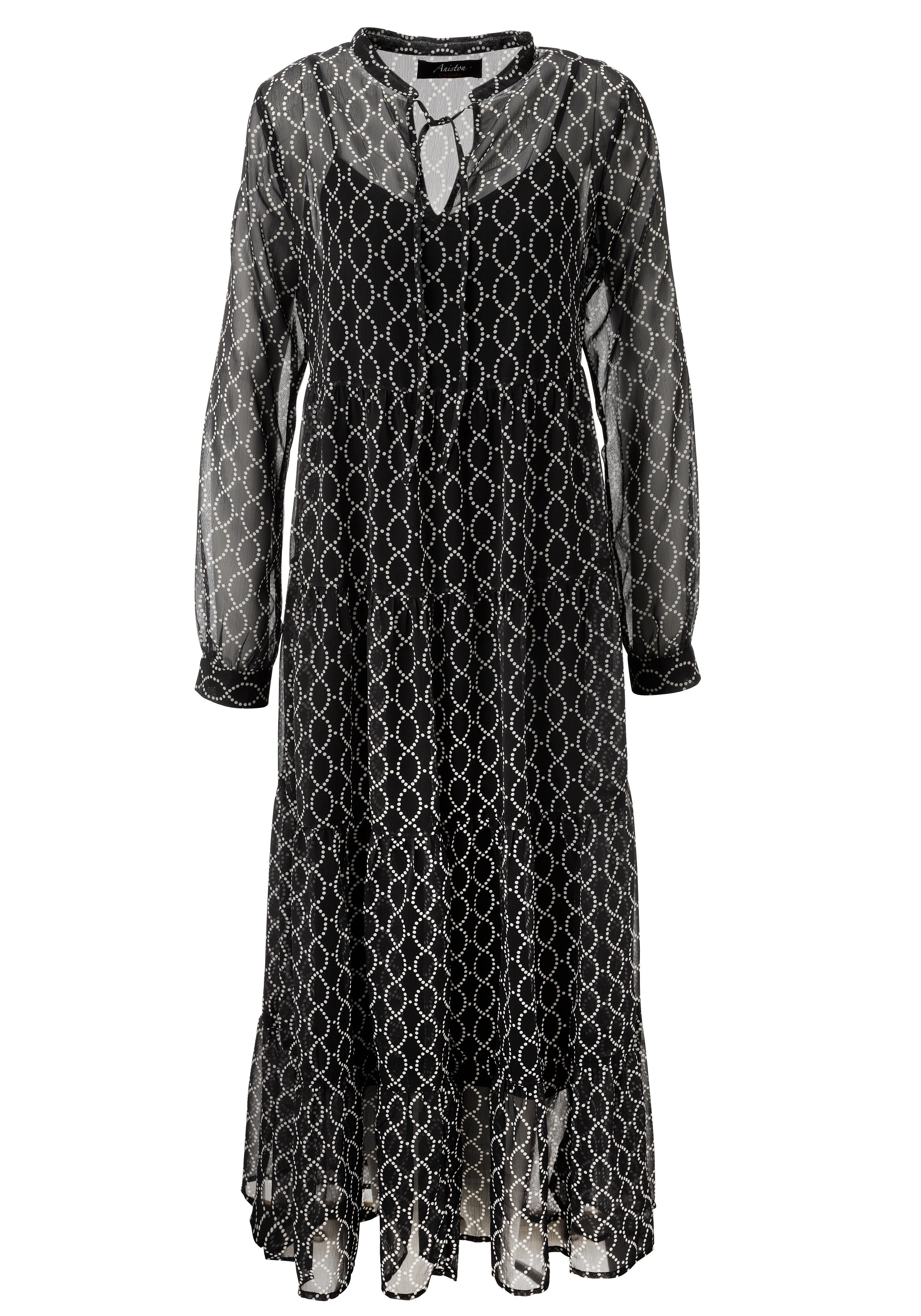 Aniston CASUAL Maxi-jurk (Met jersey onderjurk)