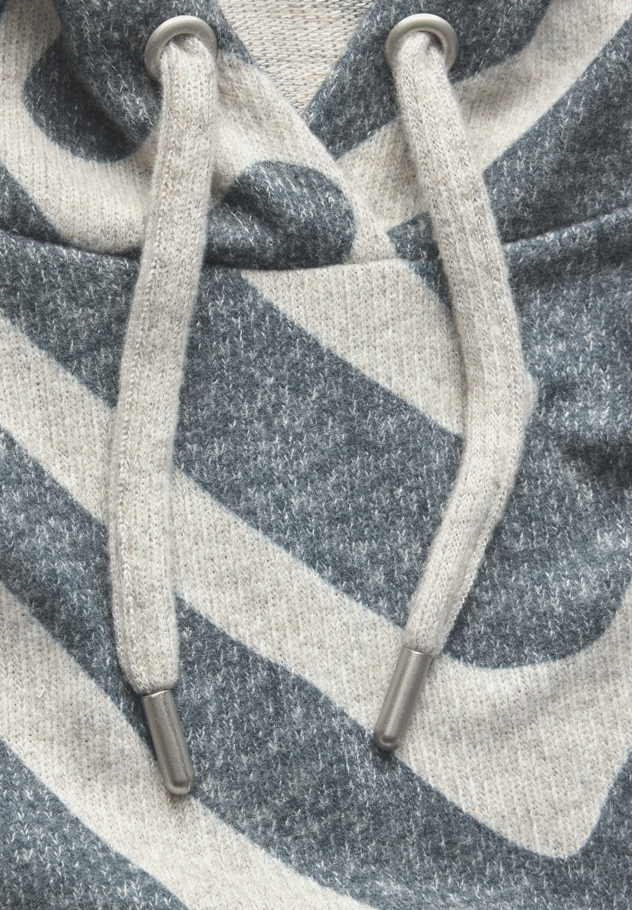 STREET ONE Capuchonshirt met geometrisch motief