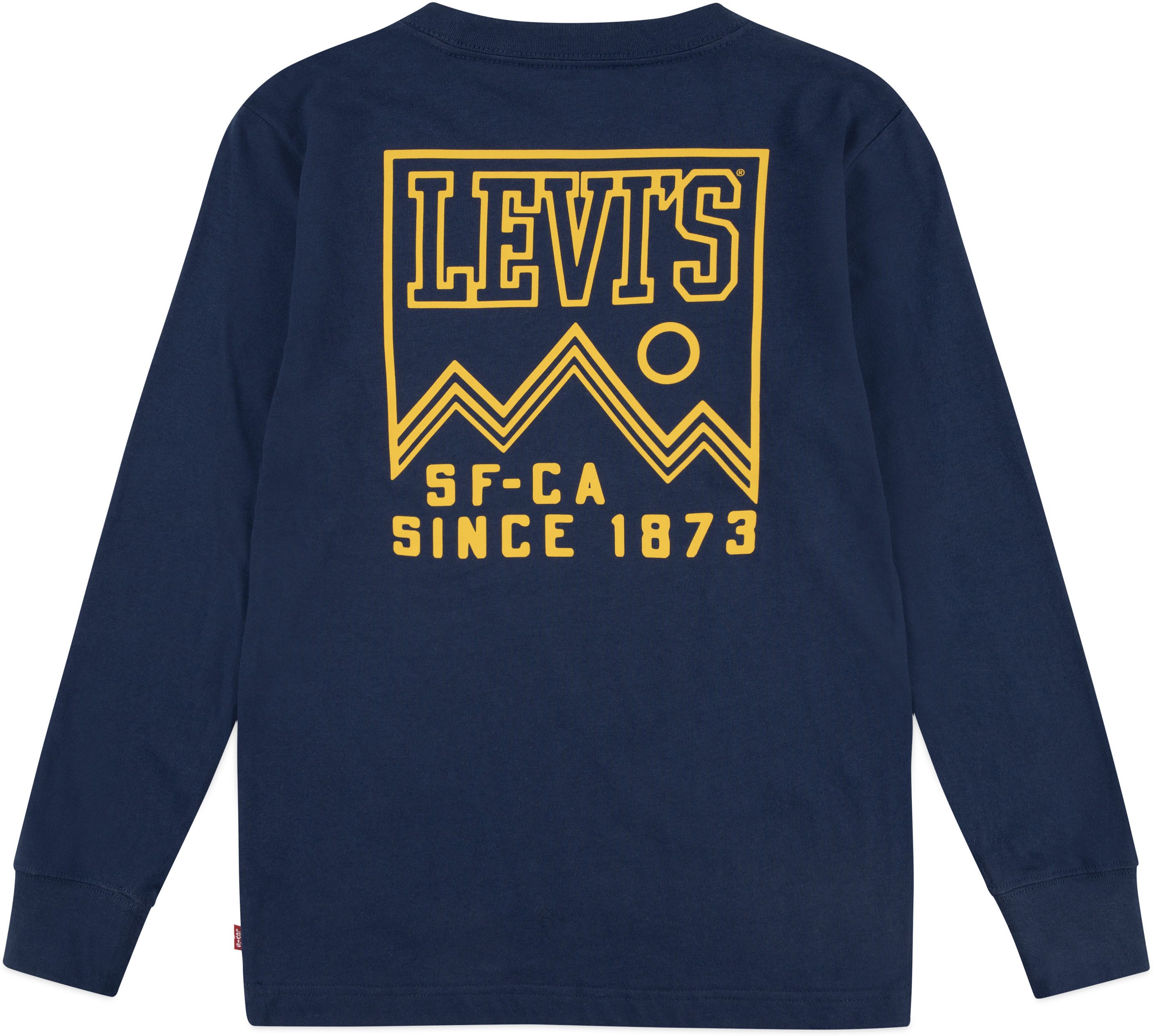 Levi's Kidswear Shirt met lange mouwen met rugprint voor jongens