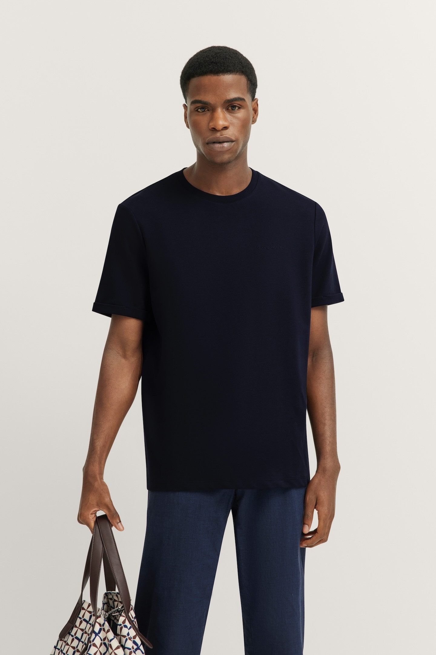 Bugatti T-shirt heren t-shirts maat XXL blauw