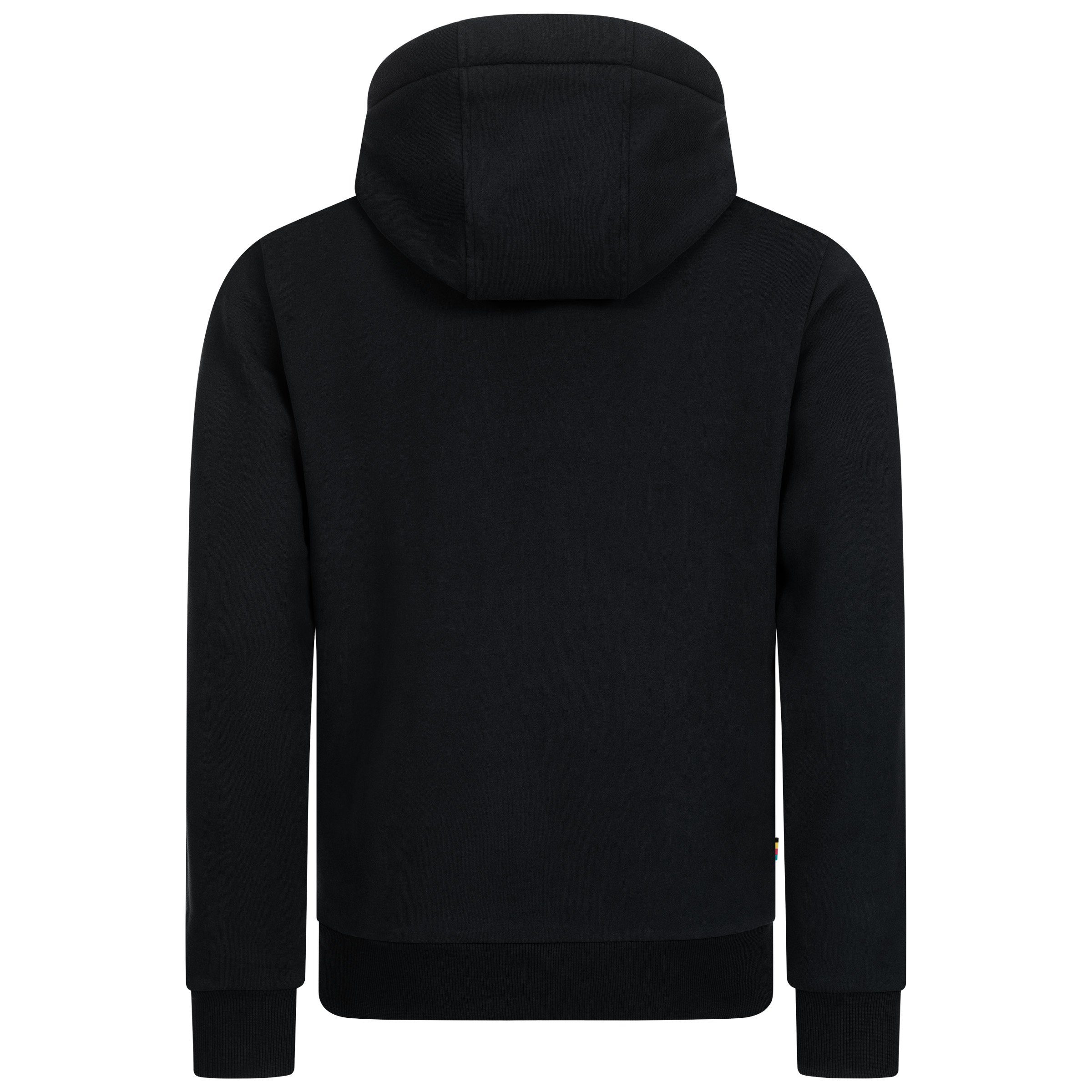 DEPROC Active Hoodie LinusCMYK II MANNEN zachte fleecejack met kangoeroezak