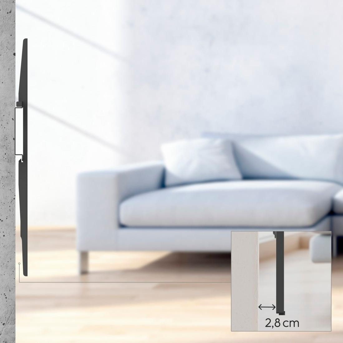 Hama Tv-wandhouder Beugel kantelbaar, 94 - 304,8 cm (37" - 120"), 43", 50", 55", 65", 75"