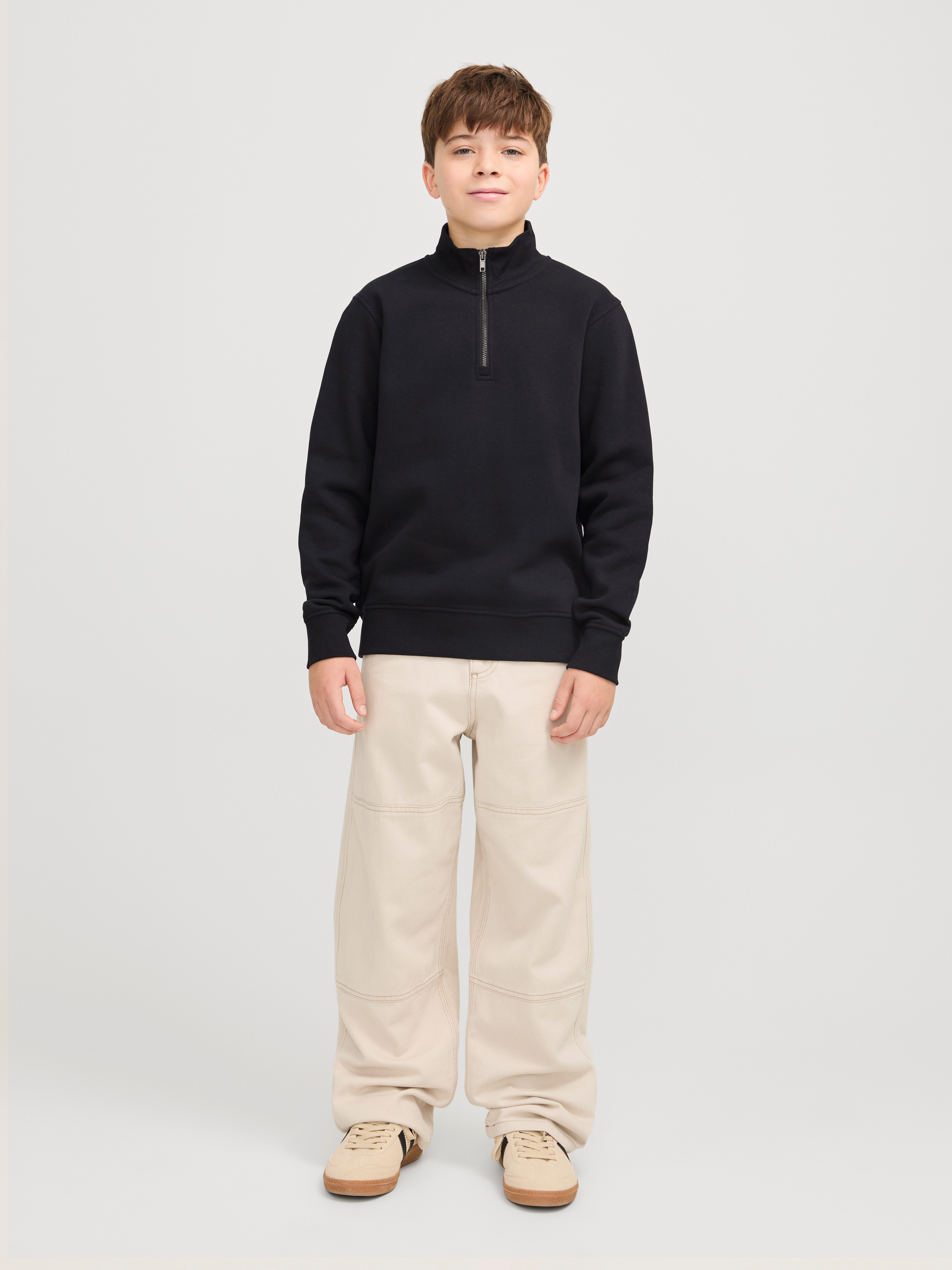 Jack & Jones Junior Sweater JJEBRADLEY SWEAT HALF ZIP NOOS JNR