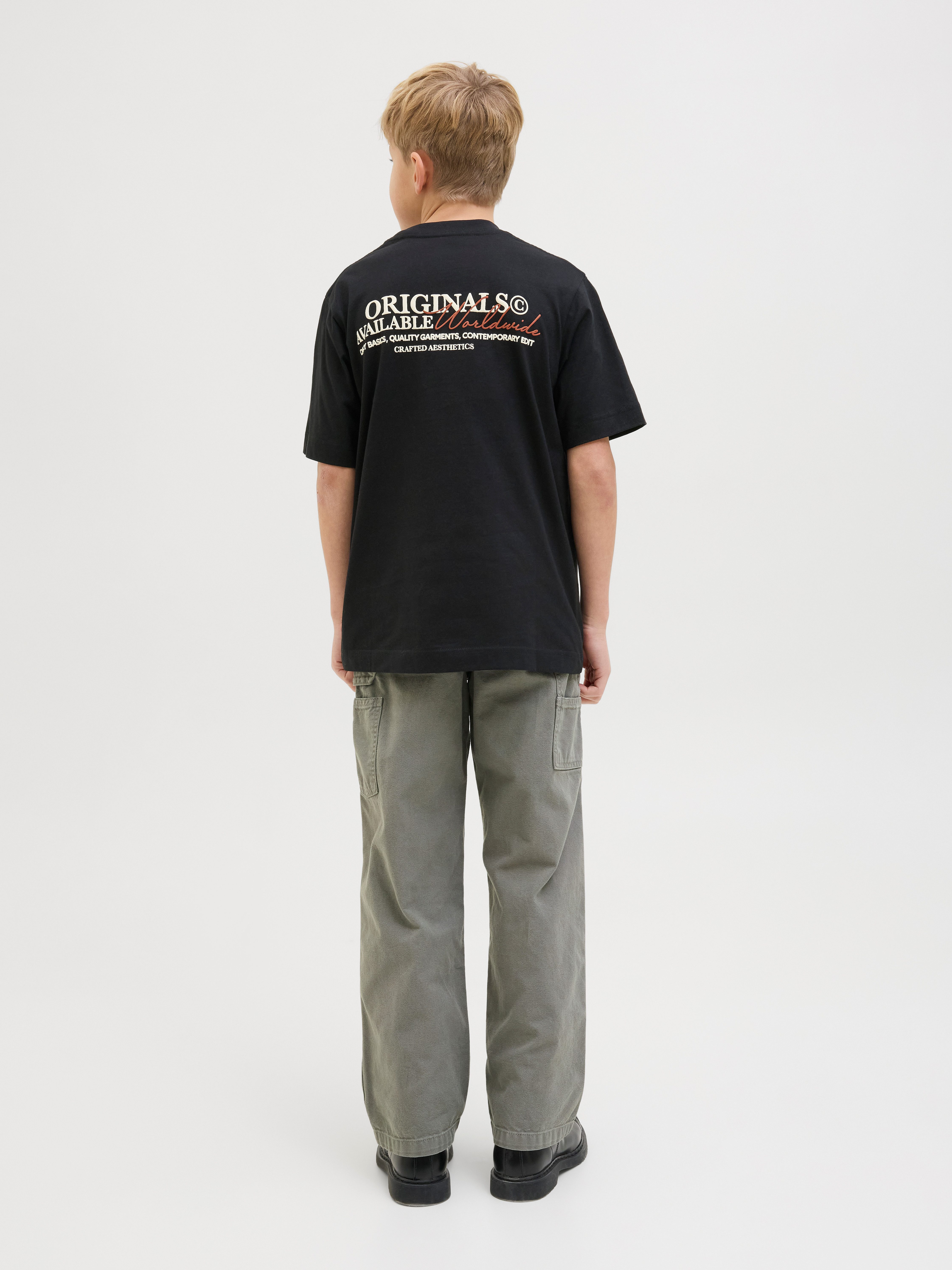 Jack & Jones Junior T-shirt JORISLINGTON TYPE TEE SS CREW N. SN JNR