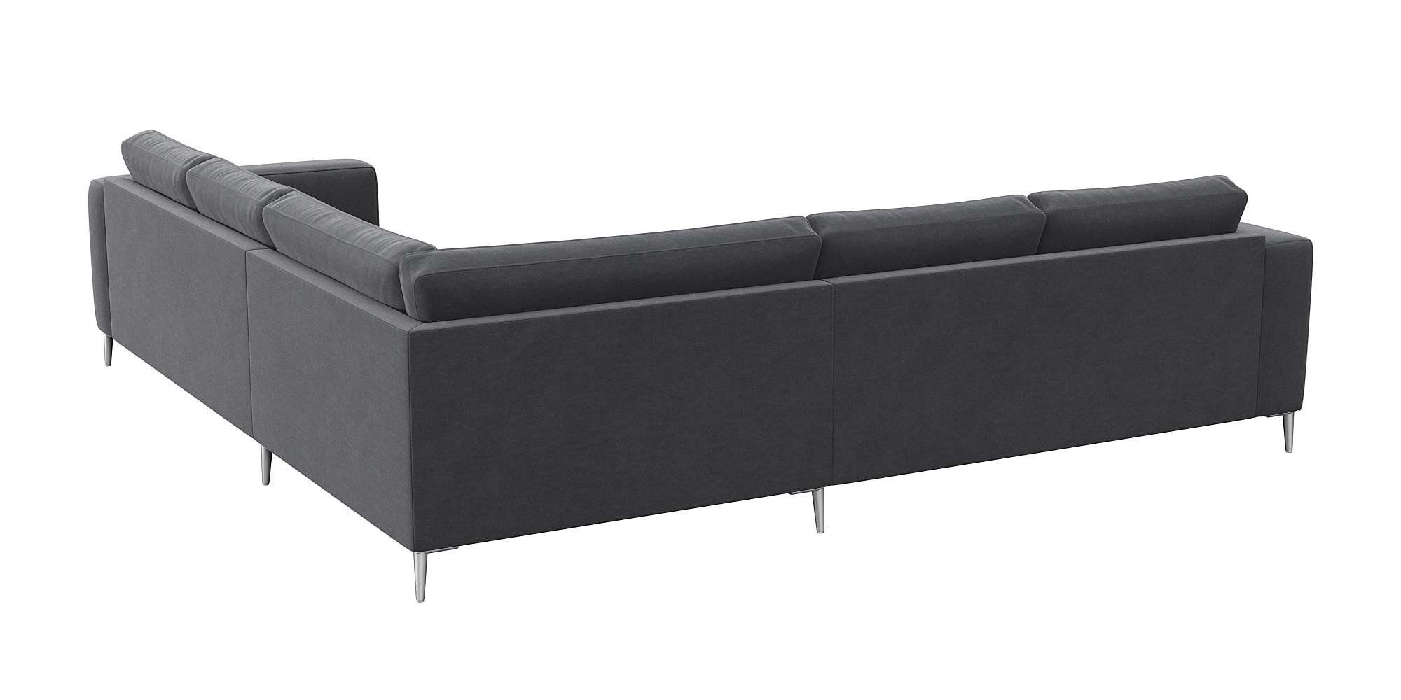 FLEXLUX Hoekbank Fiore, gelijkbenig, super zitcomfort door koudschuim in de zitting