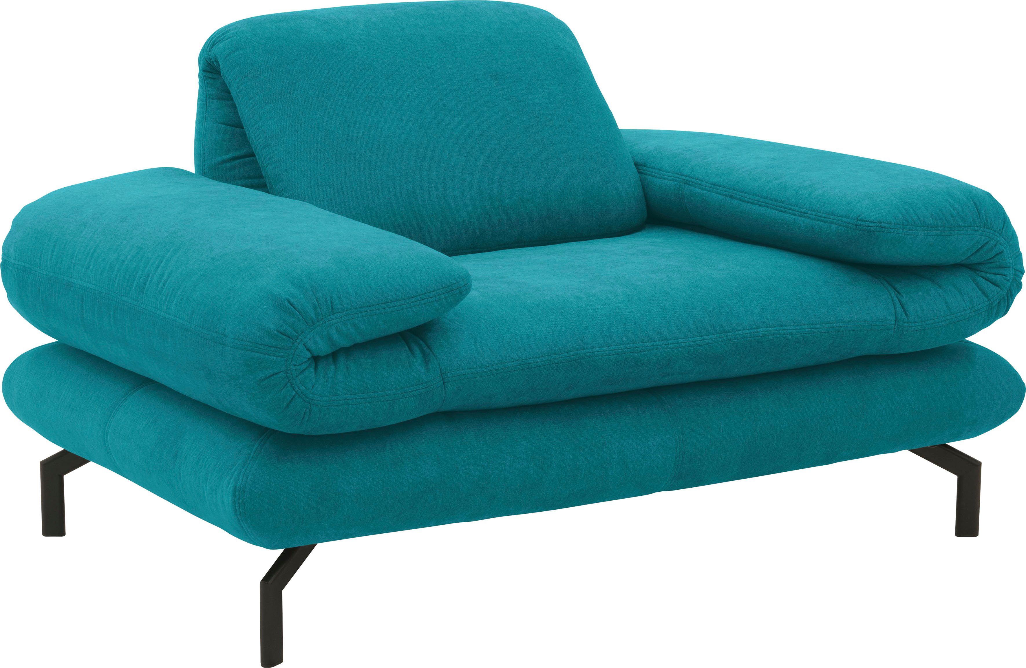 LOOKS BY WOLFGANG JOOP Fauteuil LOOKS XIII Loungestoel Naar keuze met verstelbare armleuning en hoofdeind