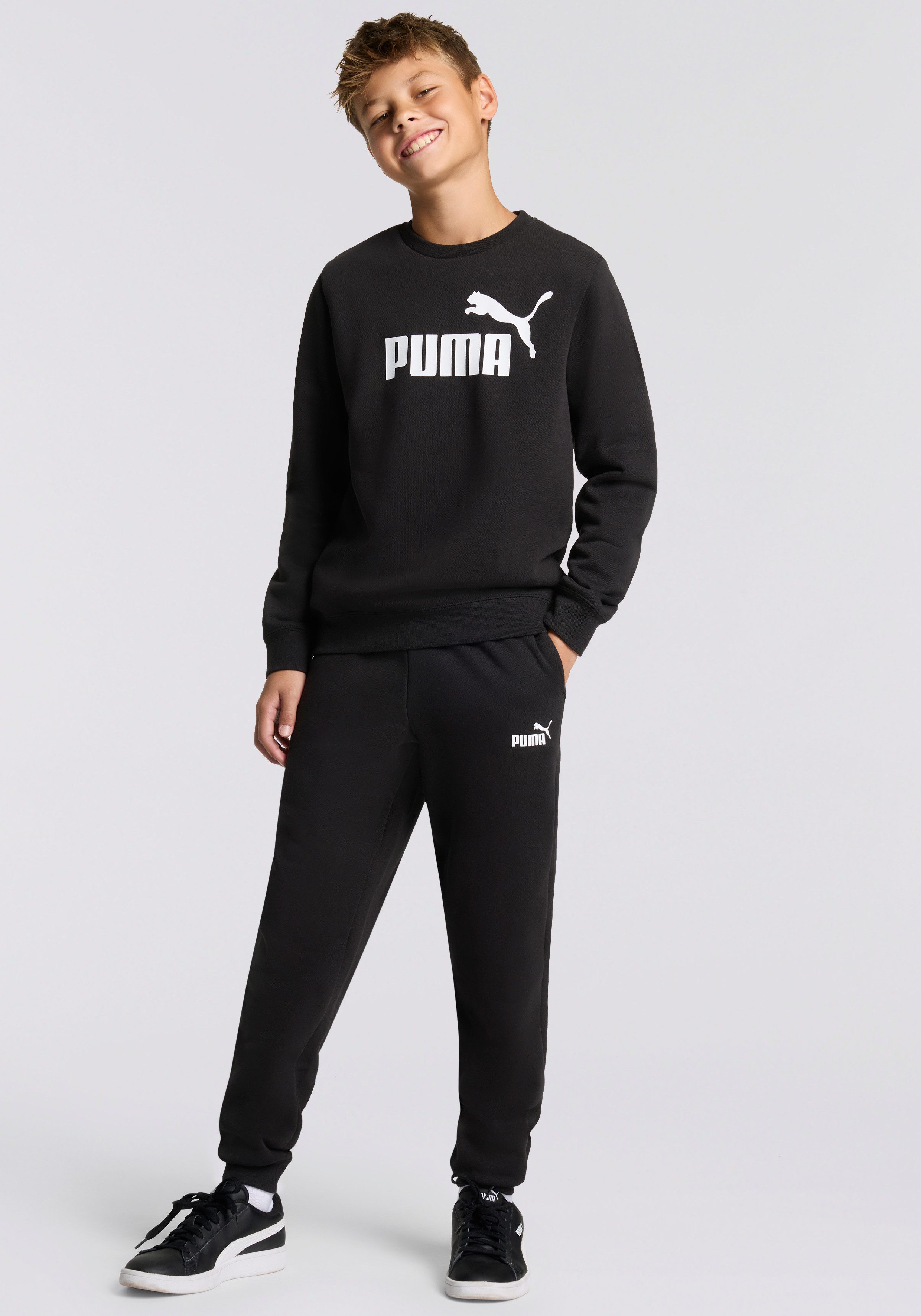 PUMA Trainingspak ESS NO.1 LOGO CREW SWEAT SUIT FL B (2-delig)